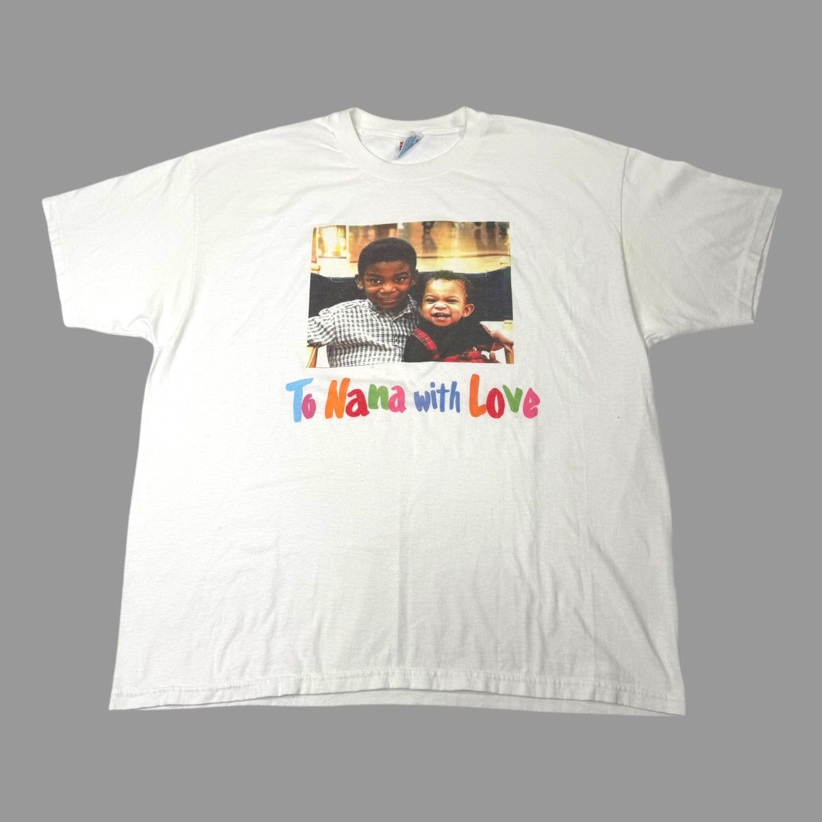 Vintage Vintage 1990s family photo T-shirt Size US XL / EU 56 / 4 - 1 Thumbnail