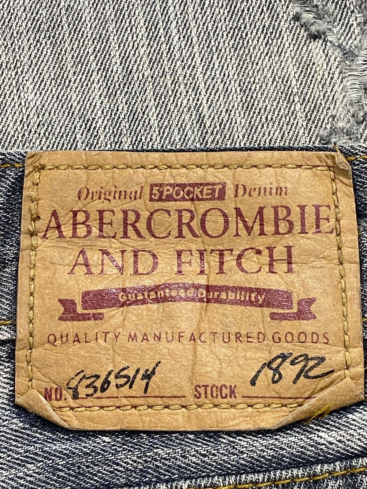 Abercrombie & Fitch Abercombie & Fitch Acid Wash Style Distress Loose Jeans Size US 36 / EU 52 - 16 Thumbnail