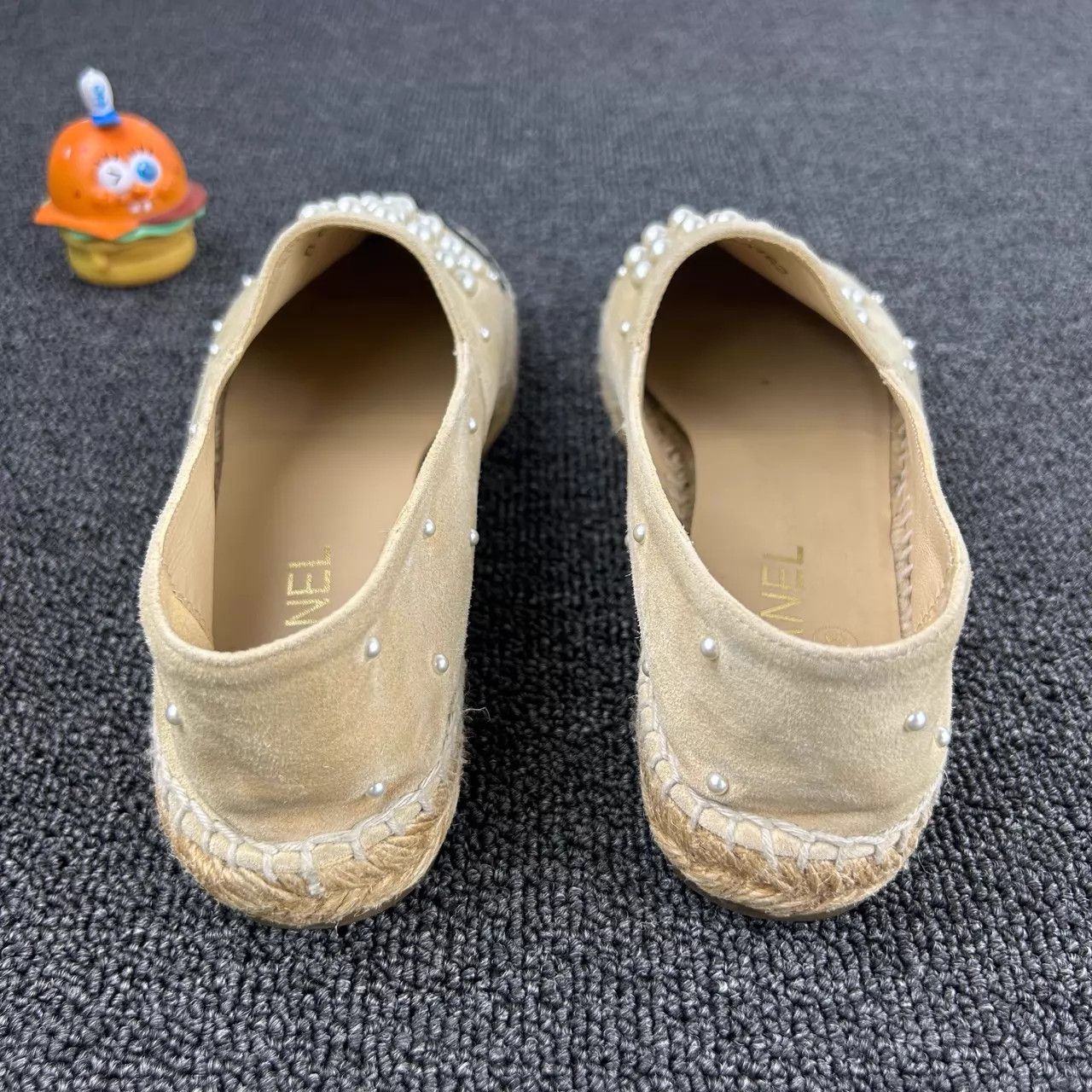 Chanel Chanel Beige CC Pearl Fisherman Shoes 36 Size US 5.5 / IT 35.5 - 5 Thumbnail