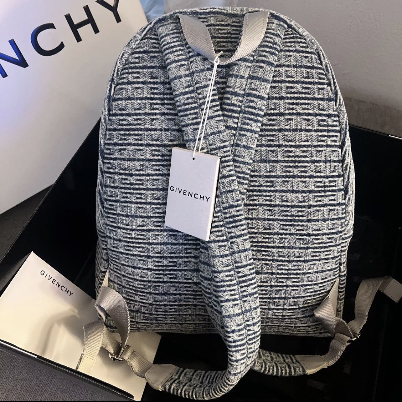Givenchy Givenchy 4G Denim Backpack Size ONE SIZE - 6 Thumbnail