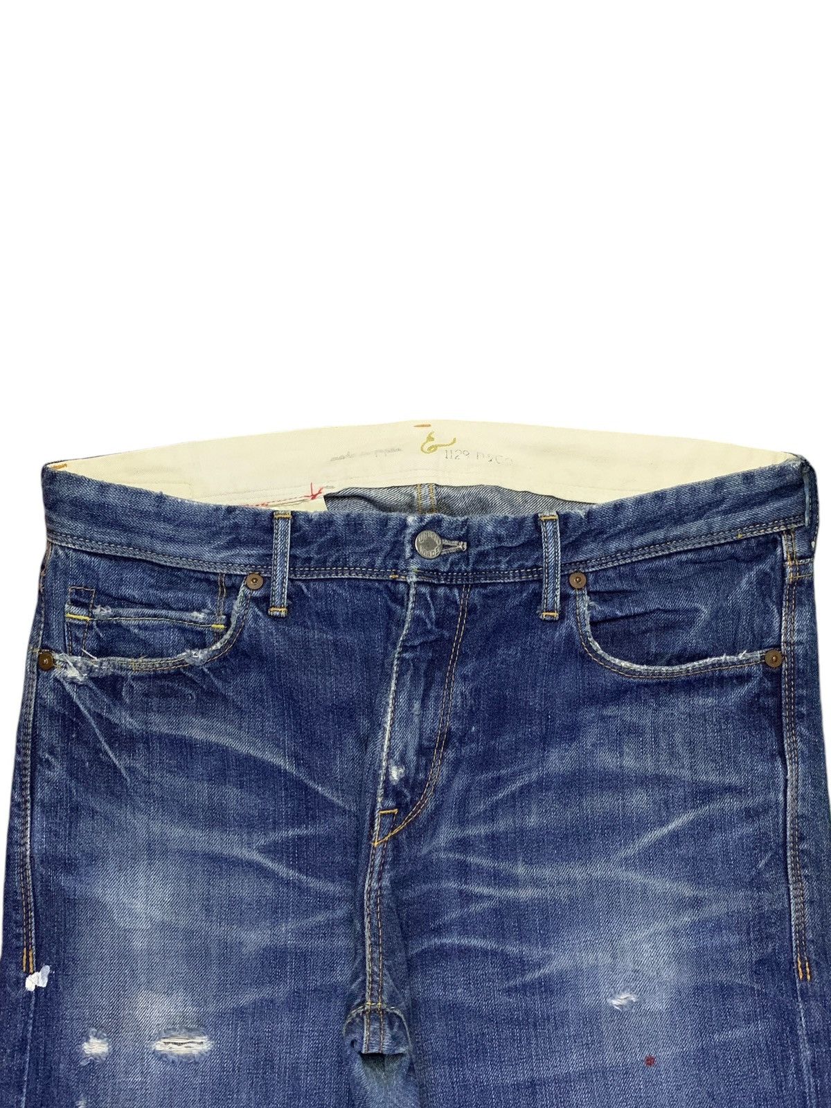 Beauty Beast × Japanese Brand Vintage Japanese Brand Bleached Acid Wash Distressed Jeans Size US 34 / EU 50 - 4 Thumbnail