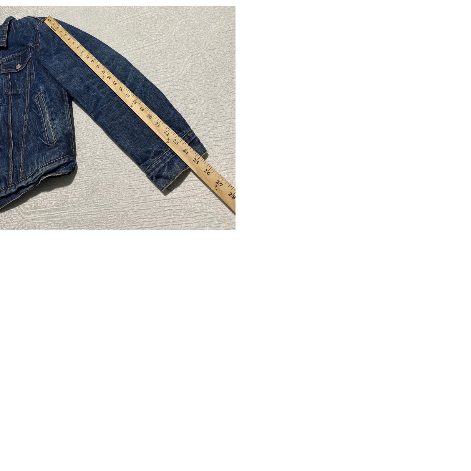 Gap VINTAGE Gap 1969 Trucker Denim Jacket Sherpa Lined Quilted Blue S Men Jacket Size US S / EU 44-46 / 1 - 9 Thumbnail