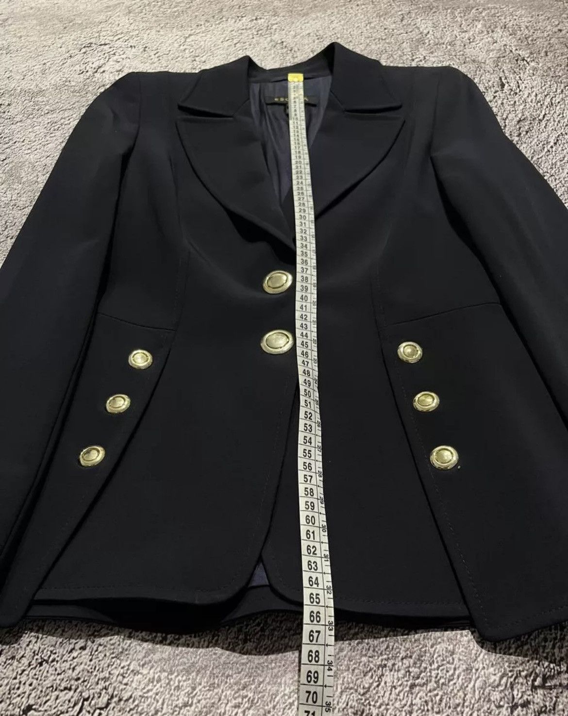 Escada × Vintage Escada Women's Jacket Navy Size 36 Size XS / US 0-2 / IT 36-38 - 10 Thumbnail