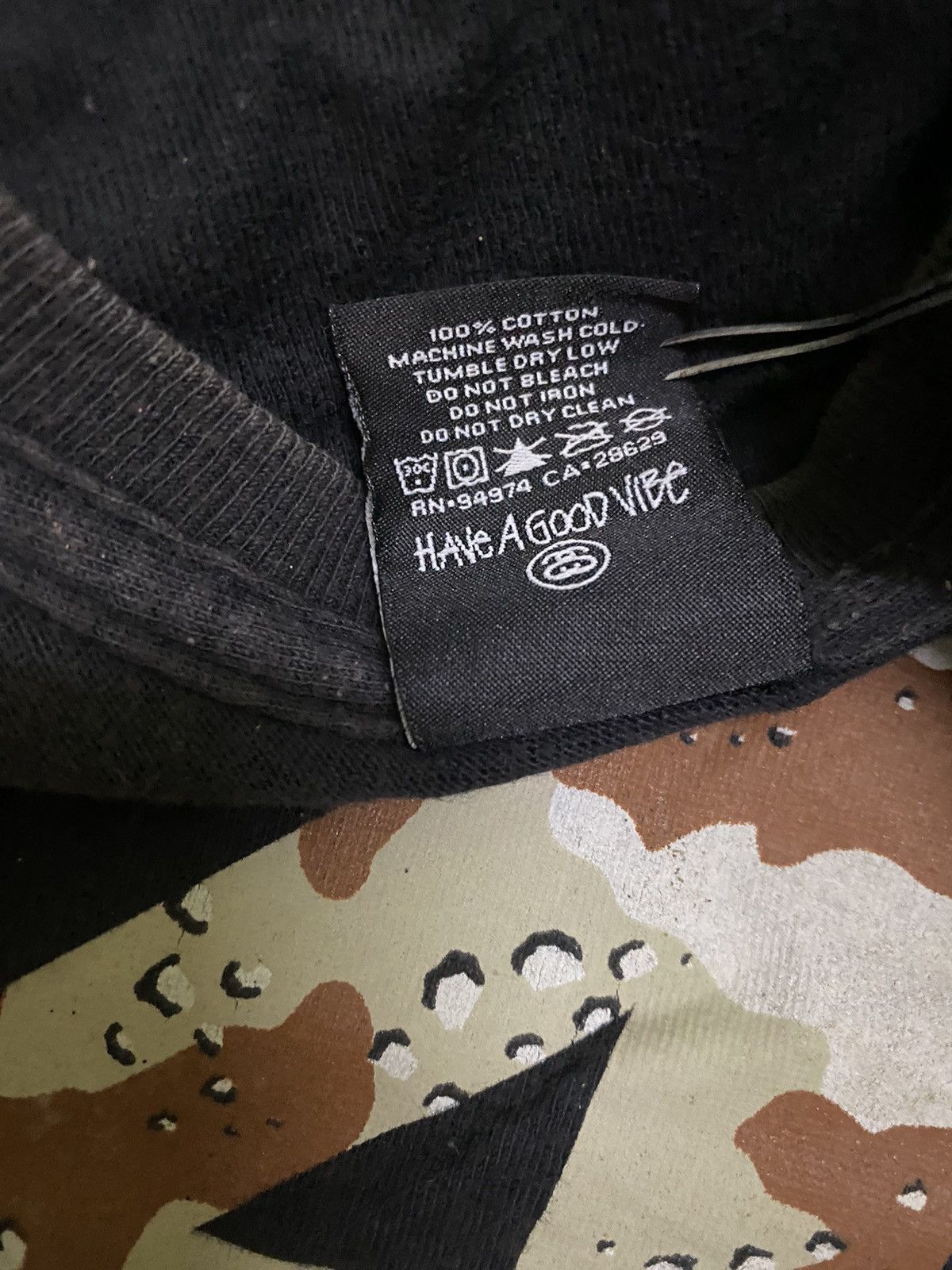 Vintage Stussy No4 Dessert Camo