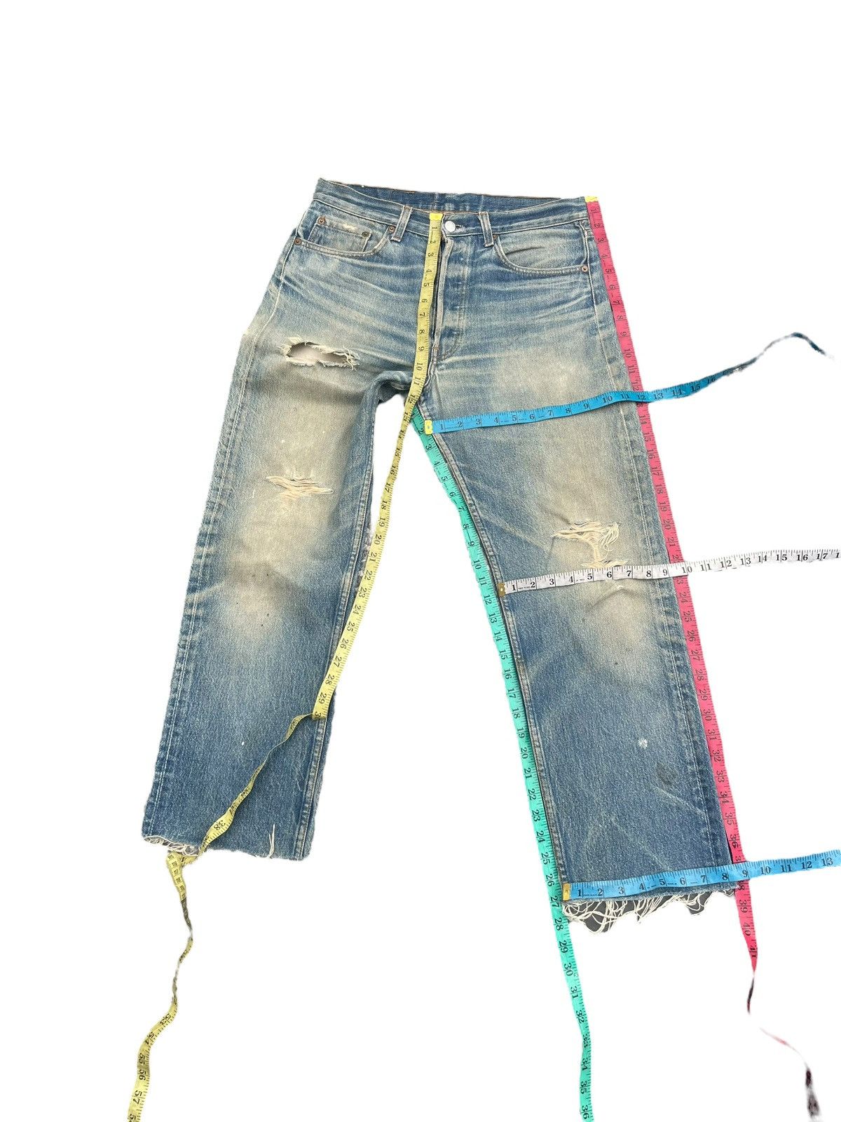 Levi's × Vintage Vintage 1989 Levis 501 XX Distresed Size US 32 / EU 48 - 11 Thumbnail