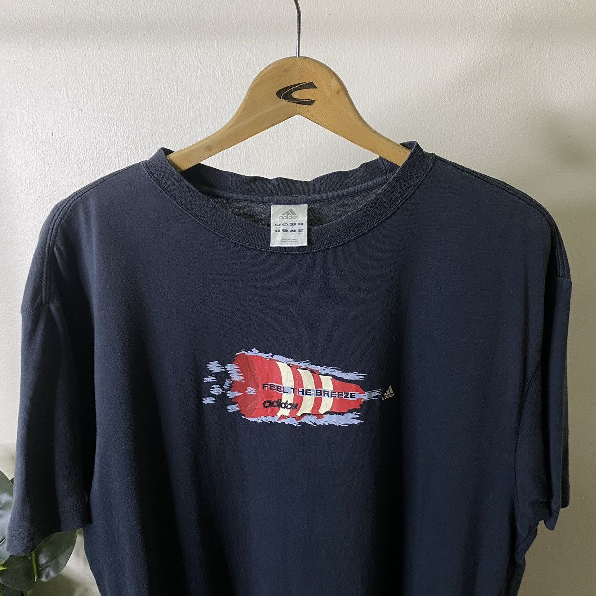 Adidas × Vintage Vintage 2003 Adidas Feel The Breeze Tee Size US L / EU 52-54 / 3 - 2 Thumbnail