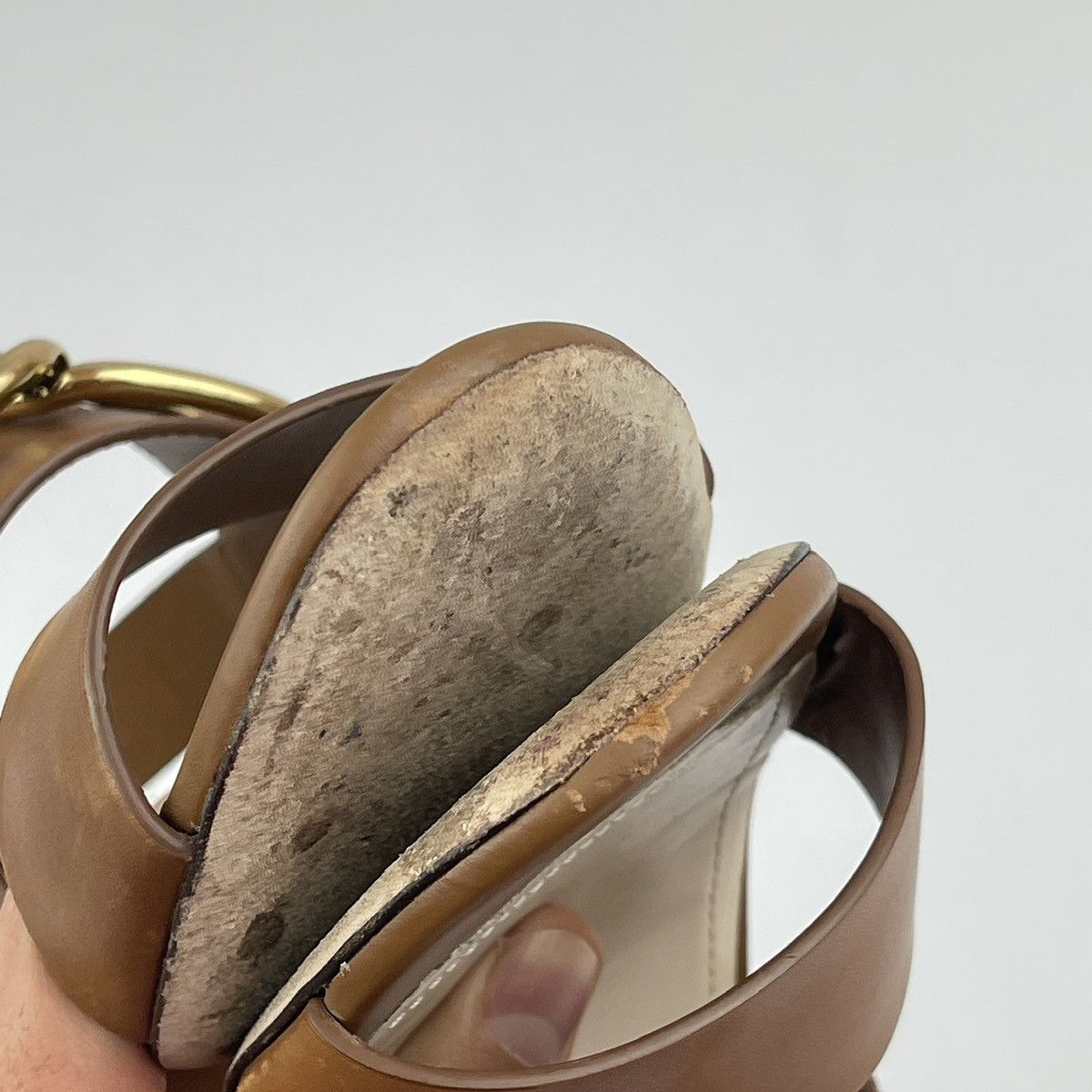 Tod's Tod's Brown Leather Heeled Sandals Size US 9 / IT 39 - 7 Thumbnail