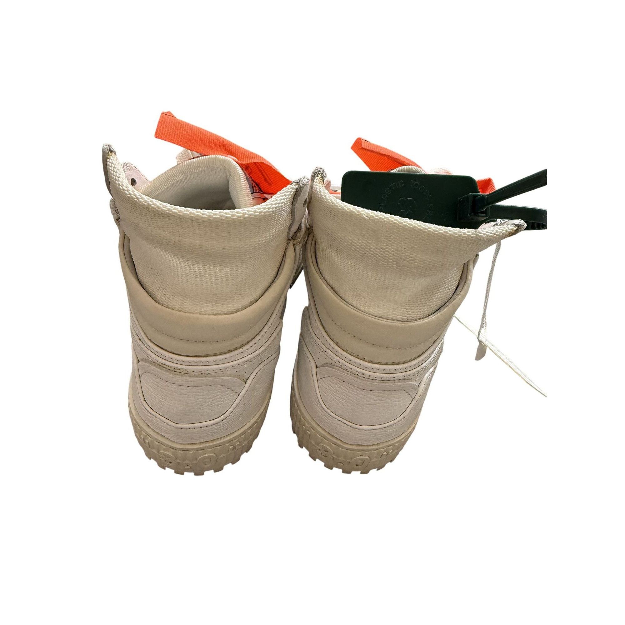 Off-White Off-White Cup Sole 3.0 High-Top Sneakers White/Orange EU 38 Size US 8 / IT 38 - 2 Thumbnail