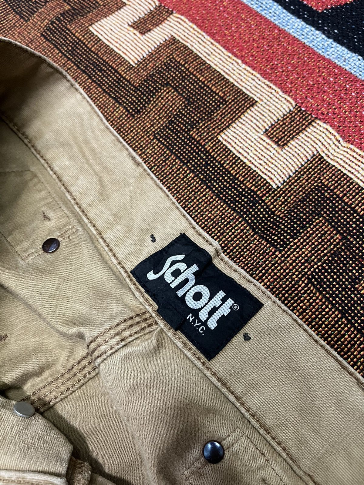Schott 💀Vtg Schott Nyc Fatigue pants💀 Size US 34 / EU 50 - 8 Thumbnail