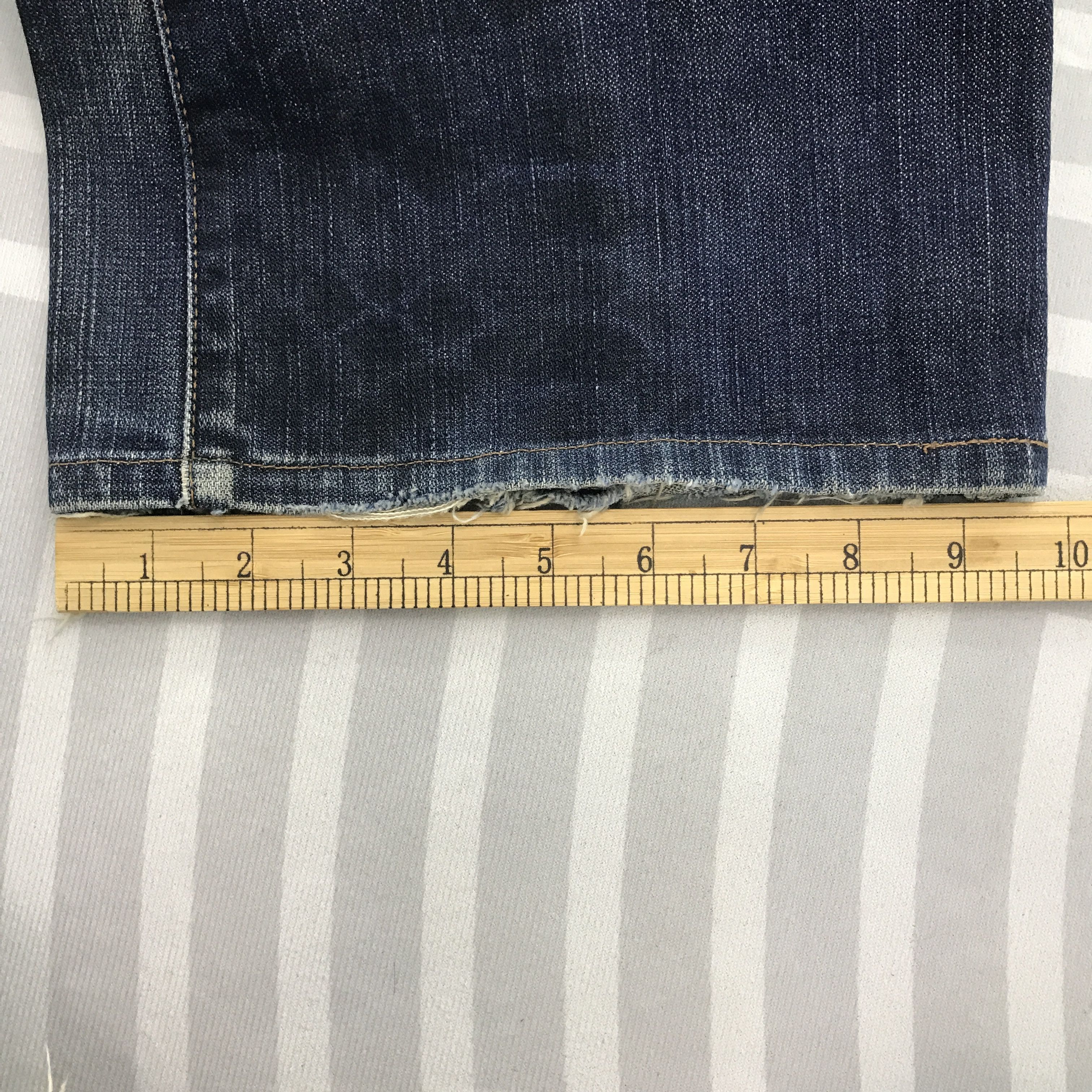 Vintage × Wrangler Flare Wrangler Distressed Bootcut Denim jeans pants Size US 32 / EU 48 - 12 Thumbnail