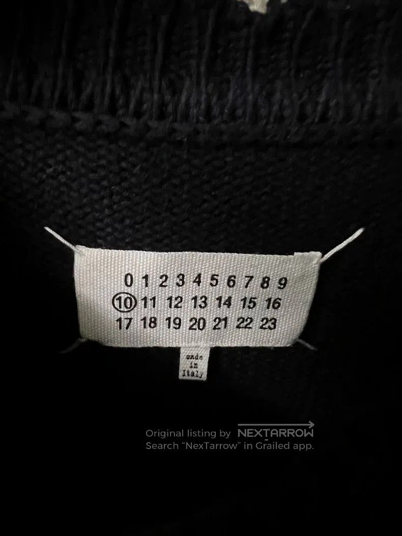 Maison Margiela Maison Margiela Men's Destroyed Crewneck Sweatshirt. Size US M / EU 48-50 / 2 - 6 Thumbnail