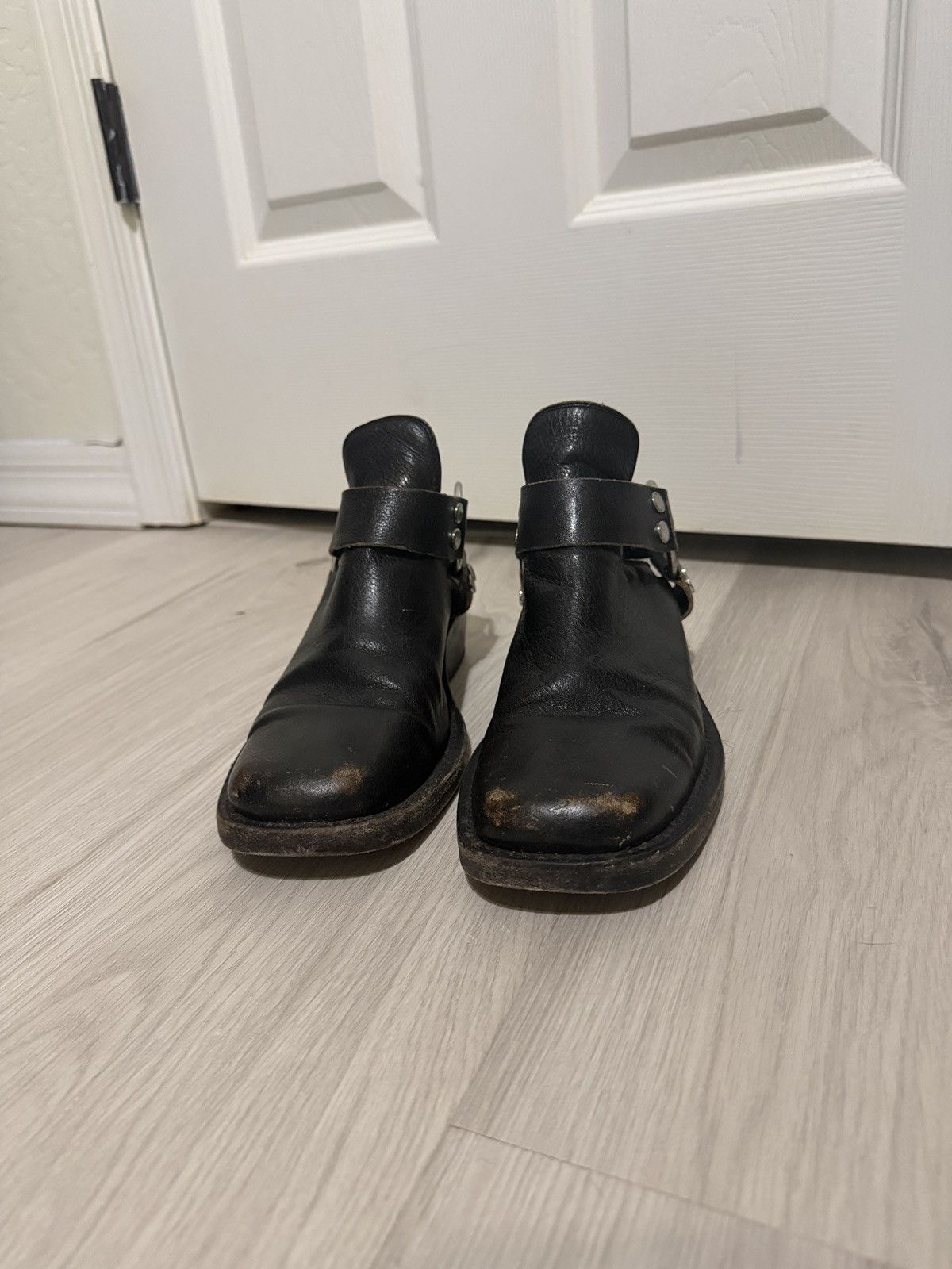 Balenciaga Santiago Ankle Harness Boots Size US 6 / IT 36 - 2 Thumbnail