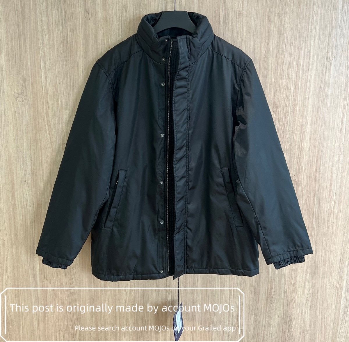 Prada Sz 46 Prada Stand Collar Padded Wind Jacket mojos1529 Size US S / EU 44-46 / 1 - 1 Thumbnail