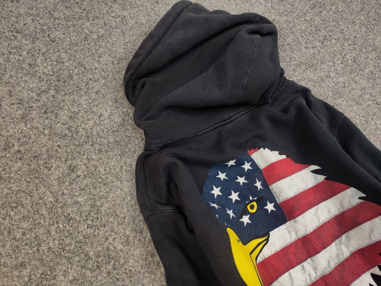 RIPNDIP Ripndip Horde and state USA flag logo Faded Black Hoodie Size US S / EU 44-46 / 1 - 7 Thumbnail