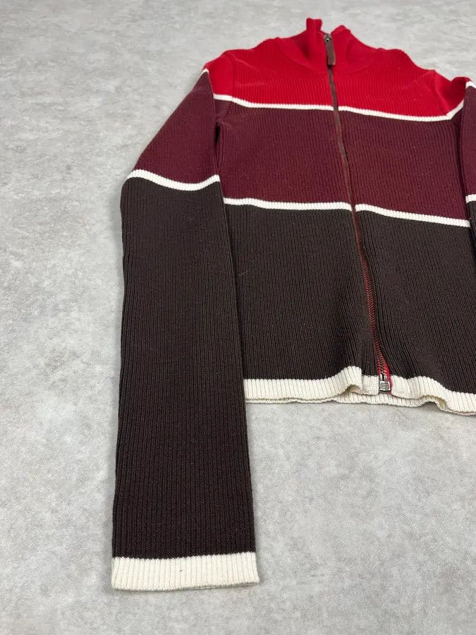 Dolce & Gabbana 2000s Dolce & Gabbana 3 Red Zip-Up Sweater Size XXS / US 00 / IT 34 - 5 Thumbnail