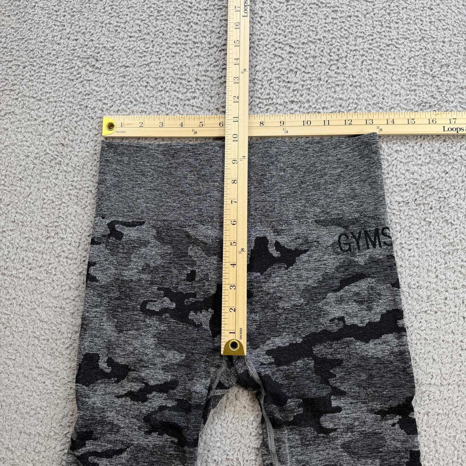 Gymshark Gymshark Grey Black Camo Seamless Leggings Womens S Size 28" / US 6 / IT 42 - 3 Thumbnail