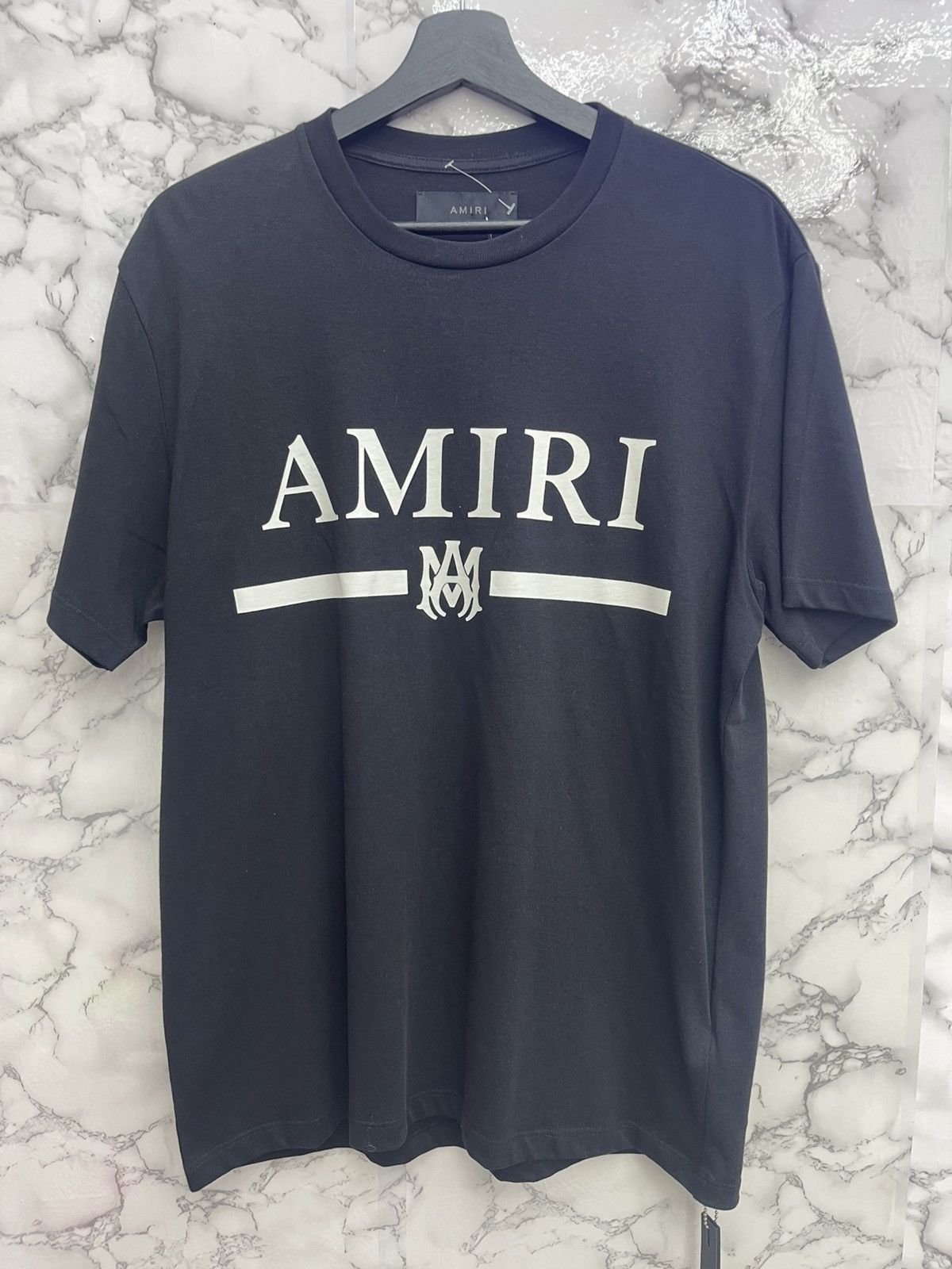 Amiri Amiri MA bar logo tee (black/white) Size US S / EU 44-46 / 1 - 1 Thumbnail