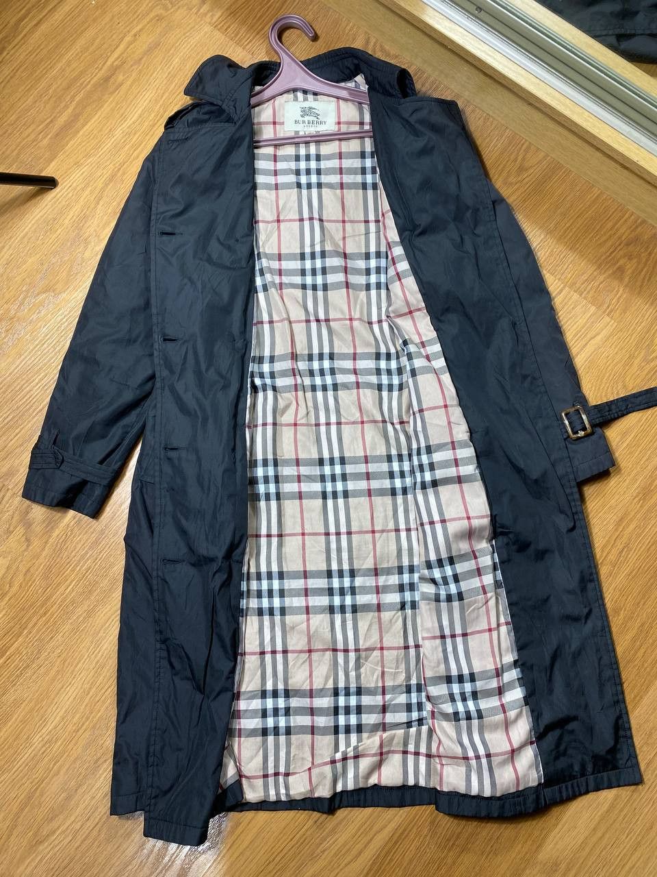Burberry Burberry Blue Long Nova Check Trench Coat Jacket Size US M / EU 48-50 / 2 - 10 Thumbnail