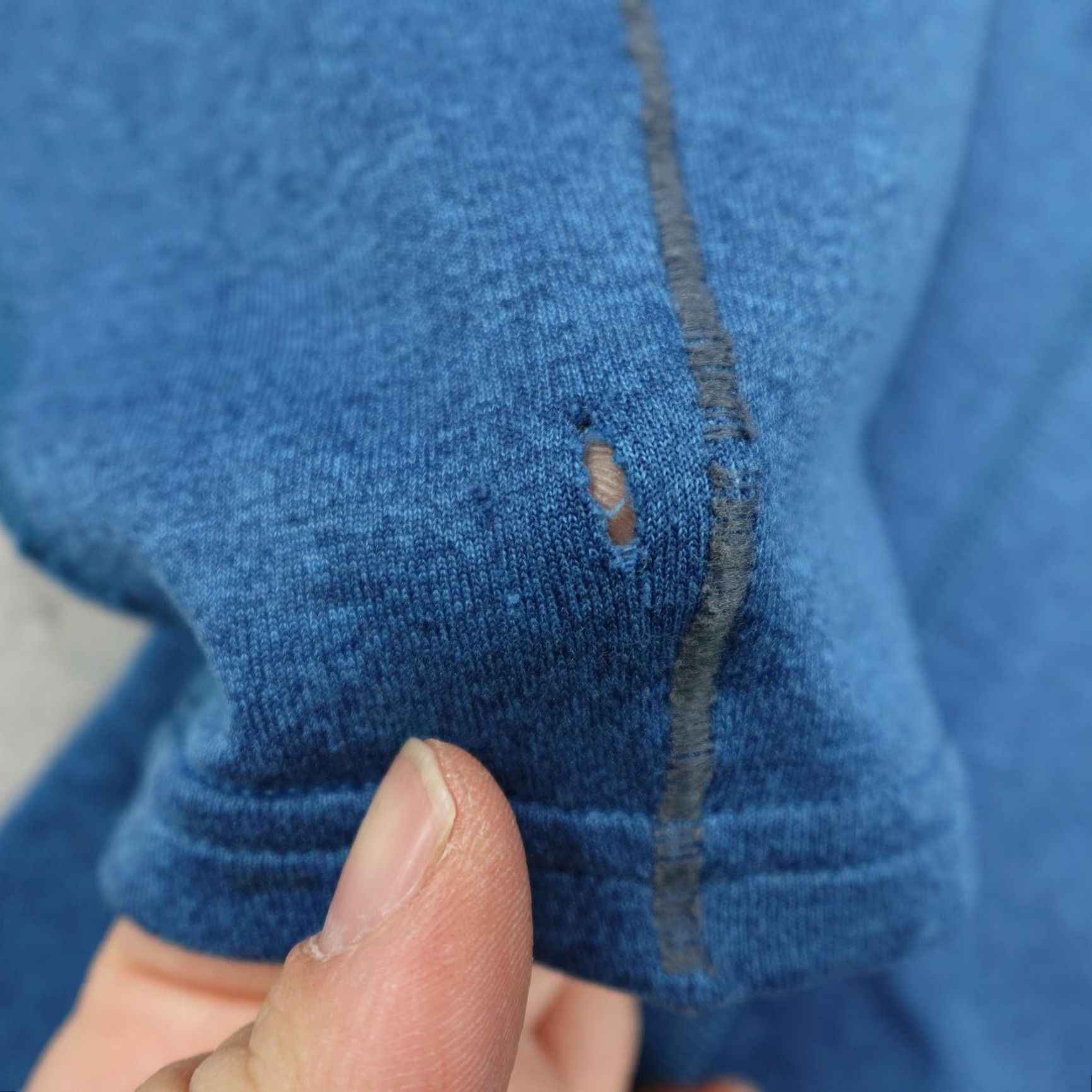 Vintage LL Bean Hoodie Mens Medium Blue Gray 1/2 Zip Fleece Hooded Tech Jacket Sweater Size US M / EU 48-50 / 2 - 5 Thumbnail