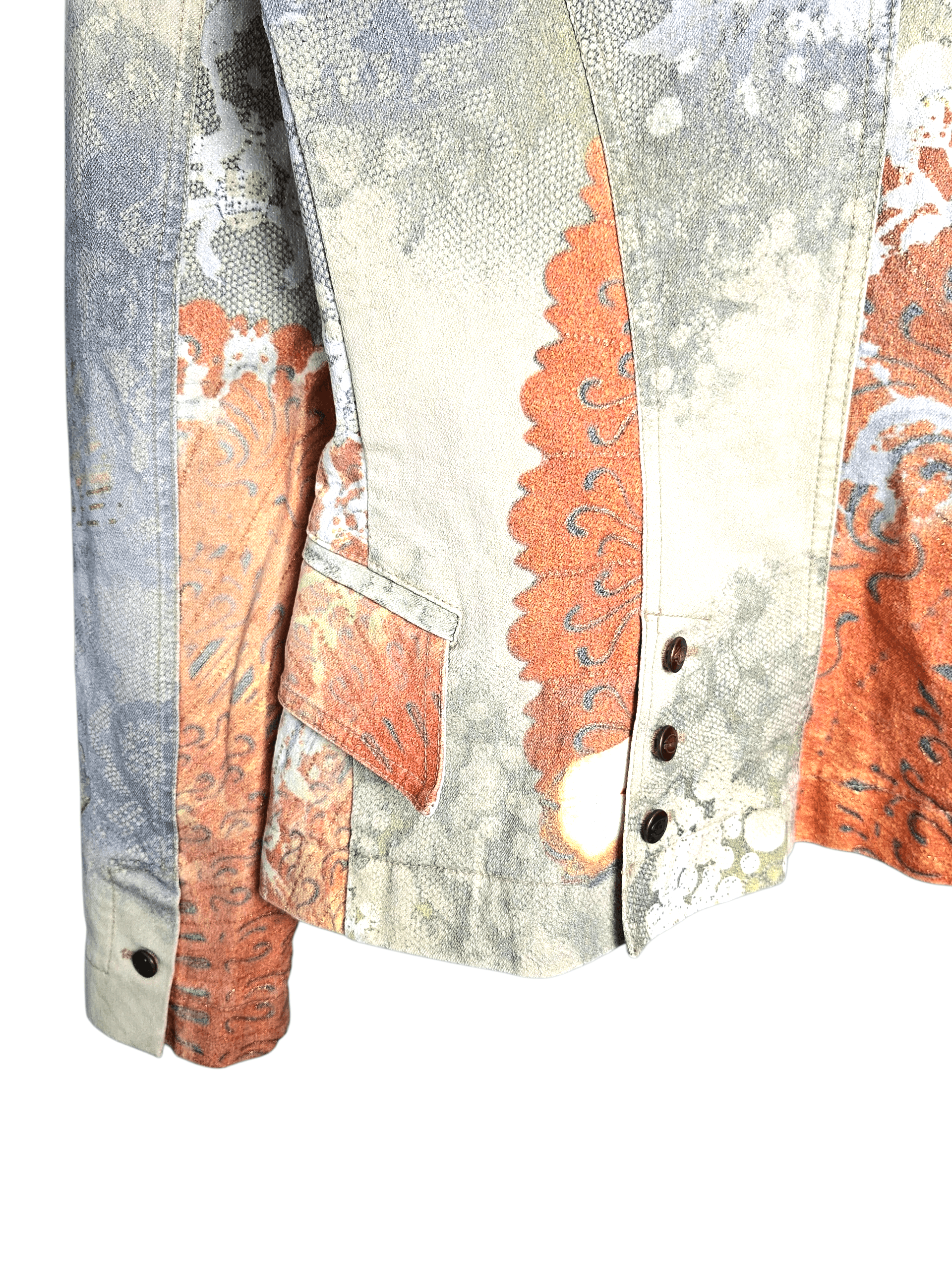 Just Cavalli Rare Vintage Just Cavalli Glimmer Print Blazer Archive Size S / US 4 / IT 40 - 10 Thumbnail