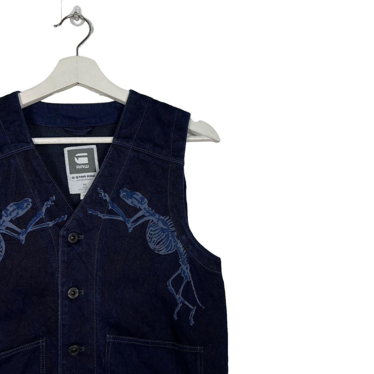 G-Star 🔥 G STAR RAW INDIGO TANK TOP VEST Size US M / EU 48-50 / 2 - 6 Thumbnail