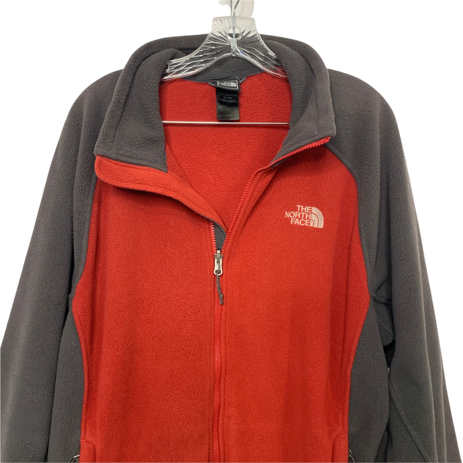 The North Face AY3D The North Face Khumbu Full Zip Fleece Jacket Red XL Size US XL / EU 56 / 4 - 2 Thumbnail