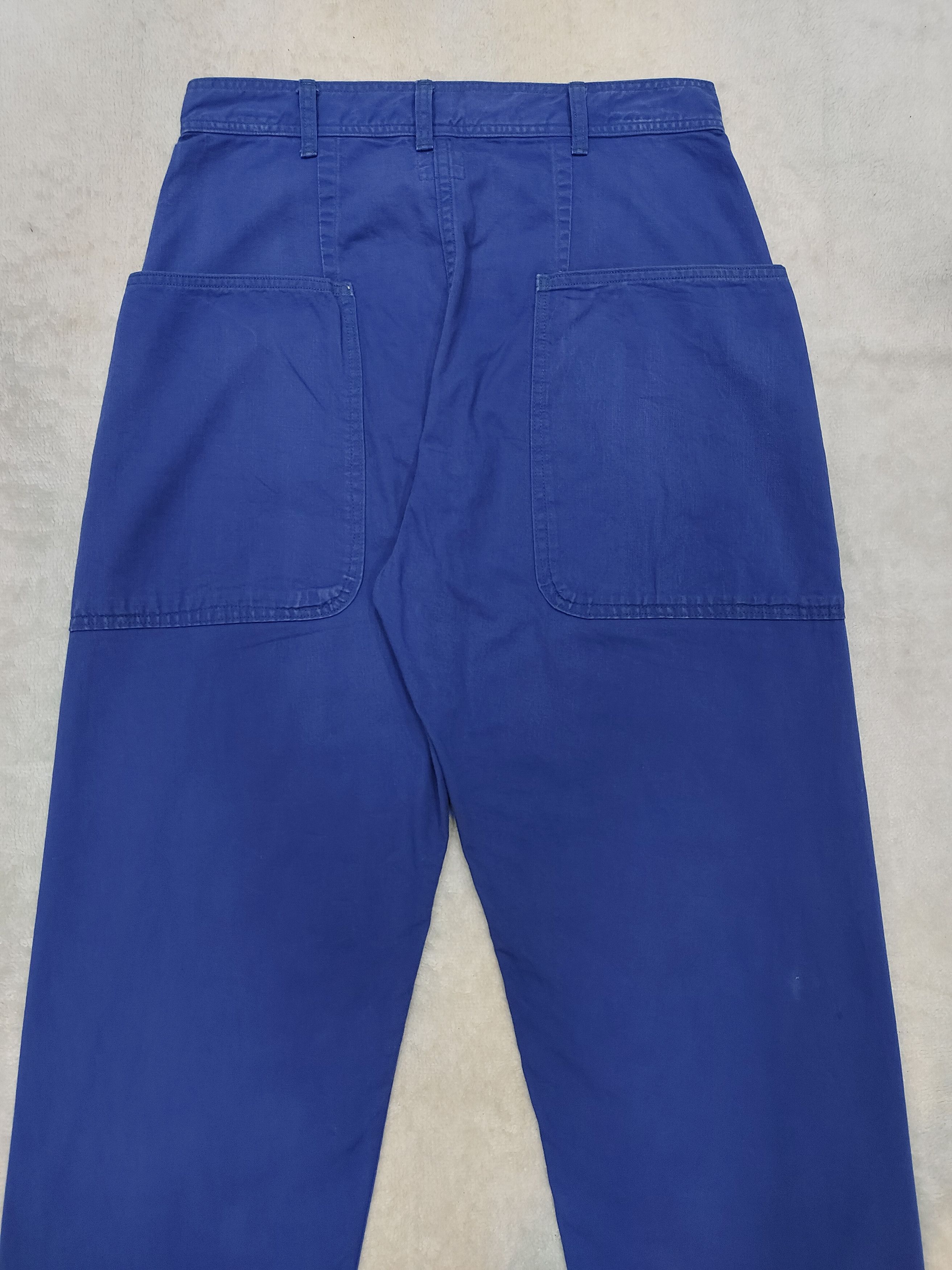 Japanese Brand Go to Hollywood Asymmetrical Pleated Wide Utility Work Pants Size US 30 / EU 46 - 4 Thumbnail