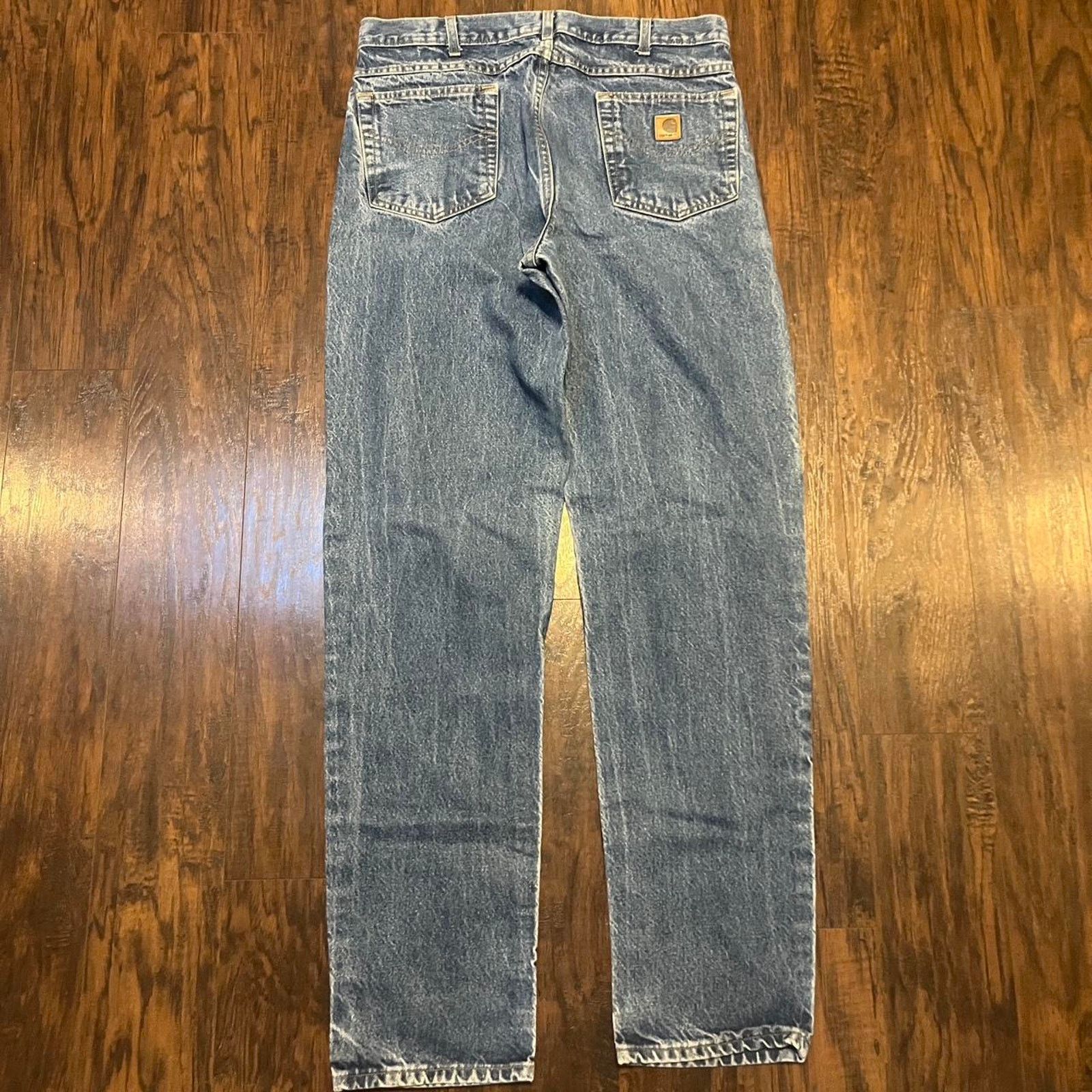 Carhartt Vintage Blue Carhartt Jeans Size US 33 - 1 Thumbnail