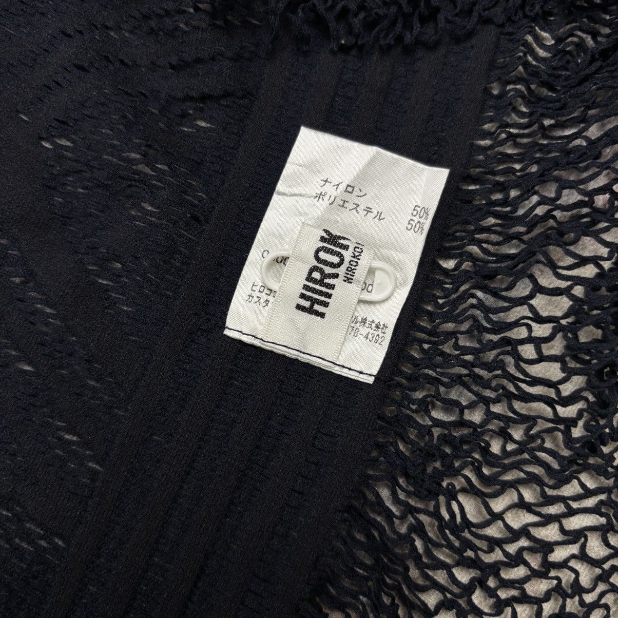 GOA 2000s Hiroko Koshino Vkei Style Fish Net Outer Vest Cardigan Size US M / EU 48-50 / 2 - 9 Thumbnail