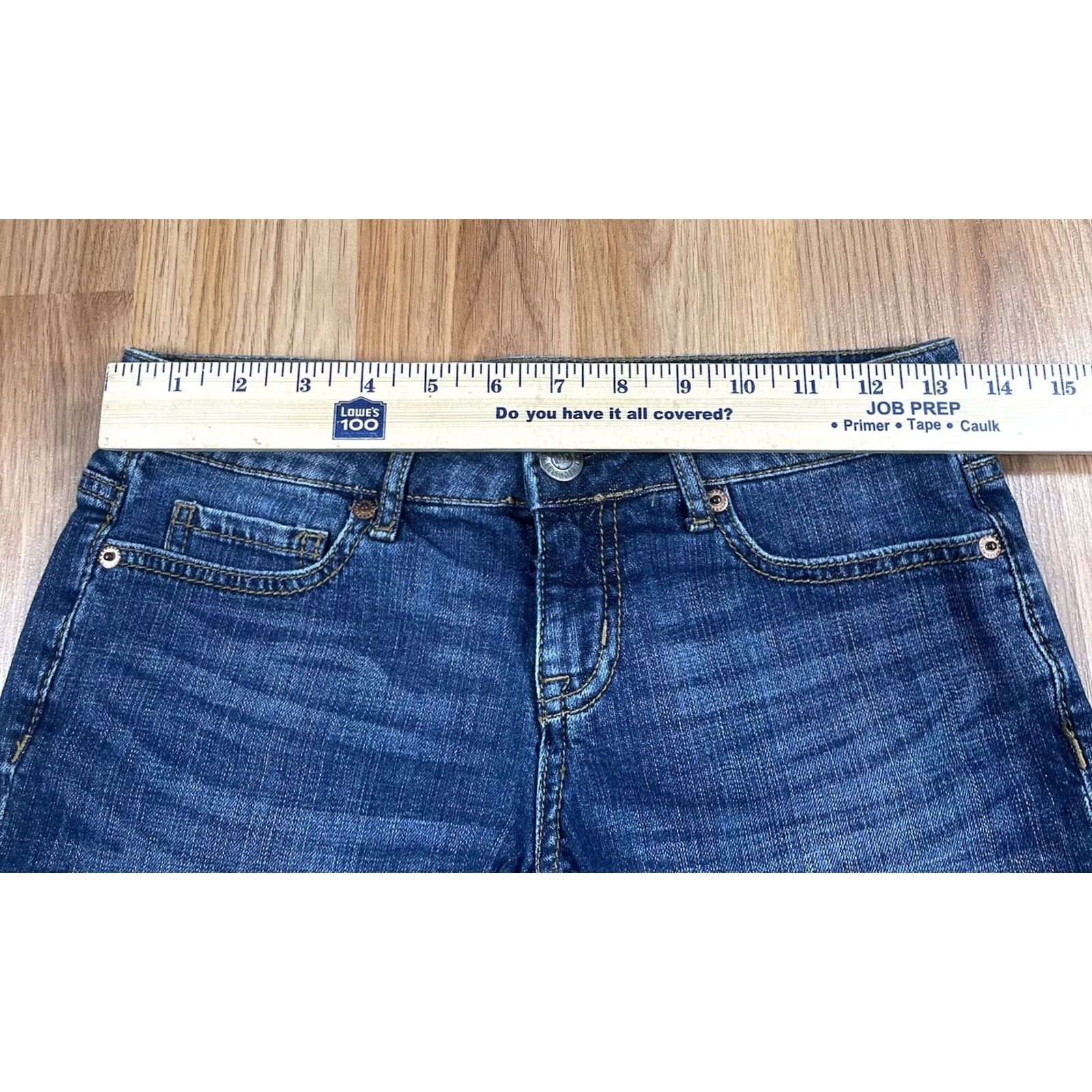 Aeropostale Aeropostale Shorts Denim Jeans Womens 0 Blue Flat Front Stretch Pockets Midi Size 25" / US 0 / IT 36 - 3 Thumbnail