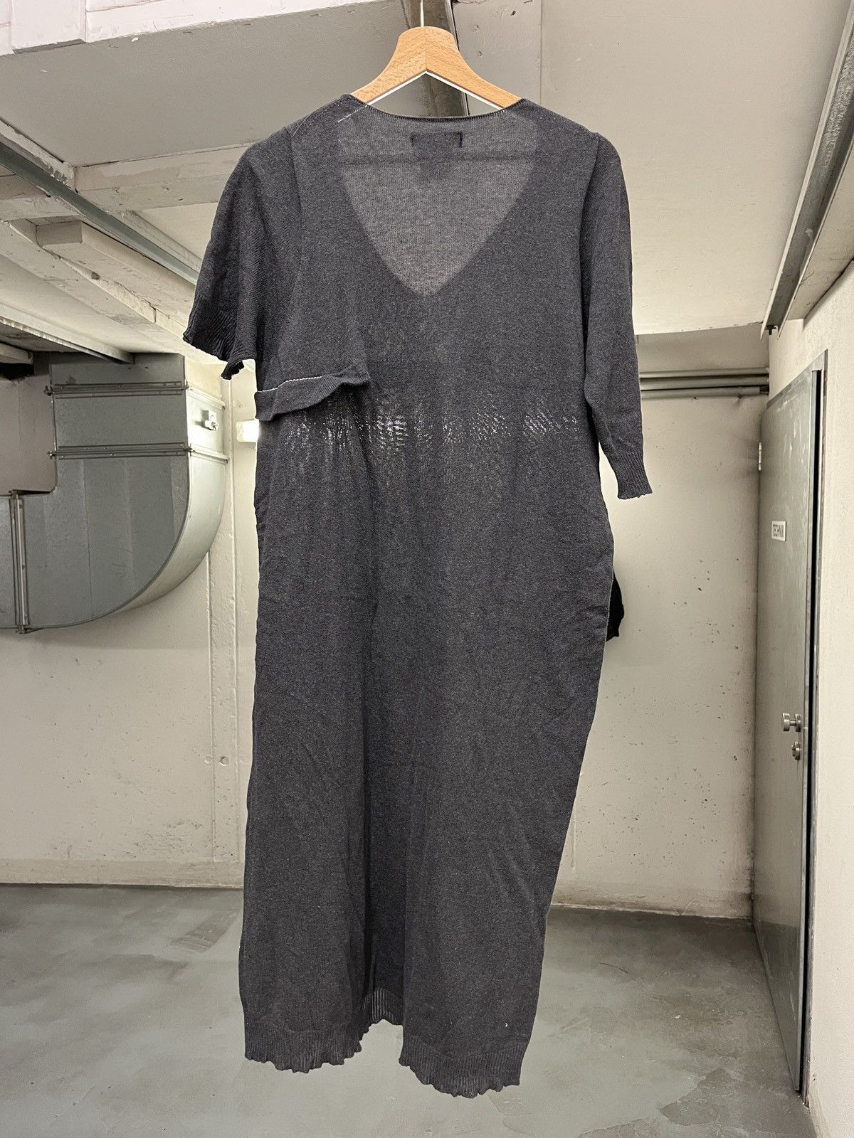 Yohji Yamamoto Y’s Yohji Yamamoto Layered Knit Cotton Dress Size L / US 10 / IT 46 - 6 Thumbnail