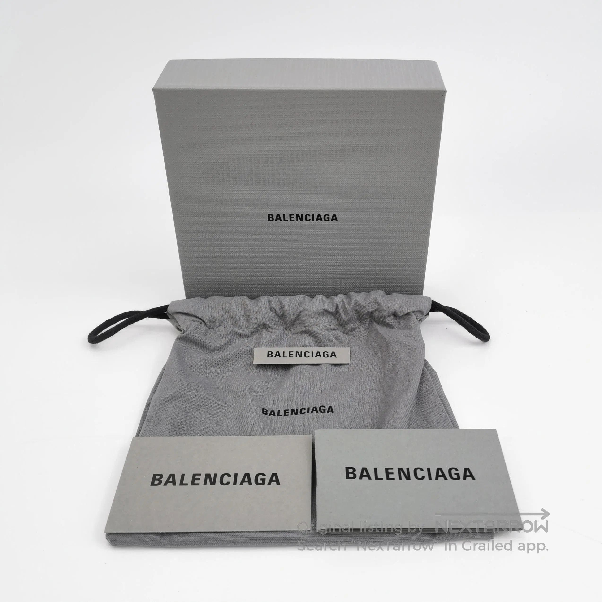 Balenciaga Balenciaga Leather Letter Logo Bifold Wallet. Size ONE SIZE - 9 Thumbnail