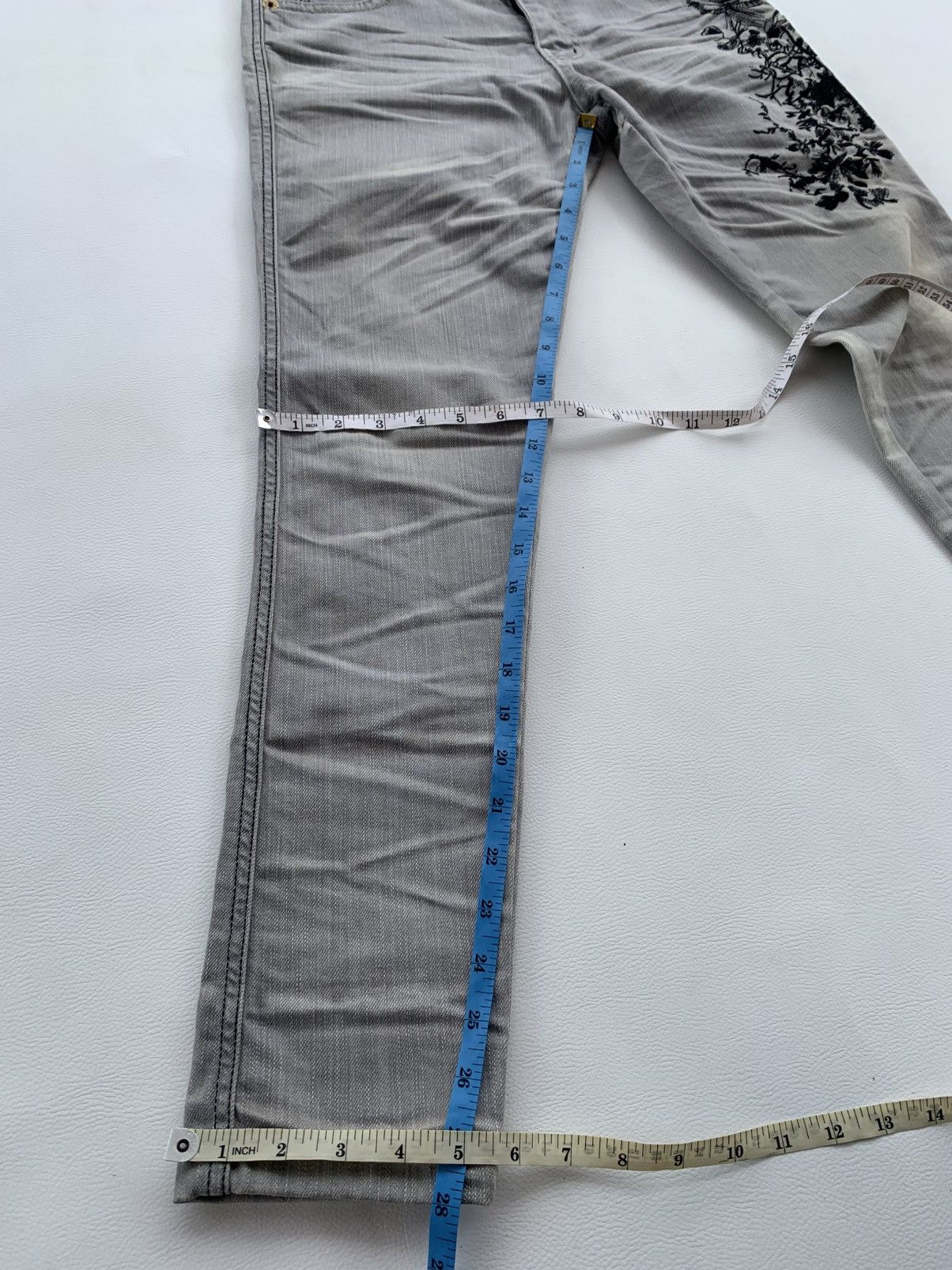 Japanese Brand Mere Jeans Gothic Tokyo Style Japanese Jeans Pants Size 28" / US 6 / IT 42 - 10 Thumbnail