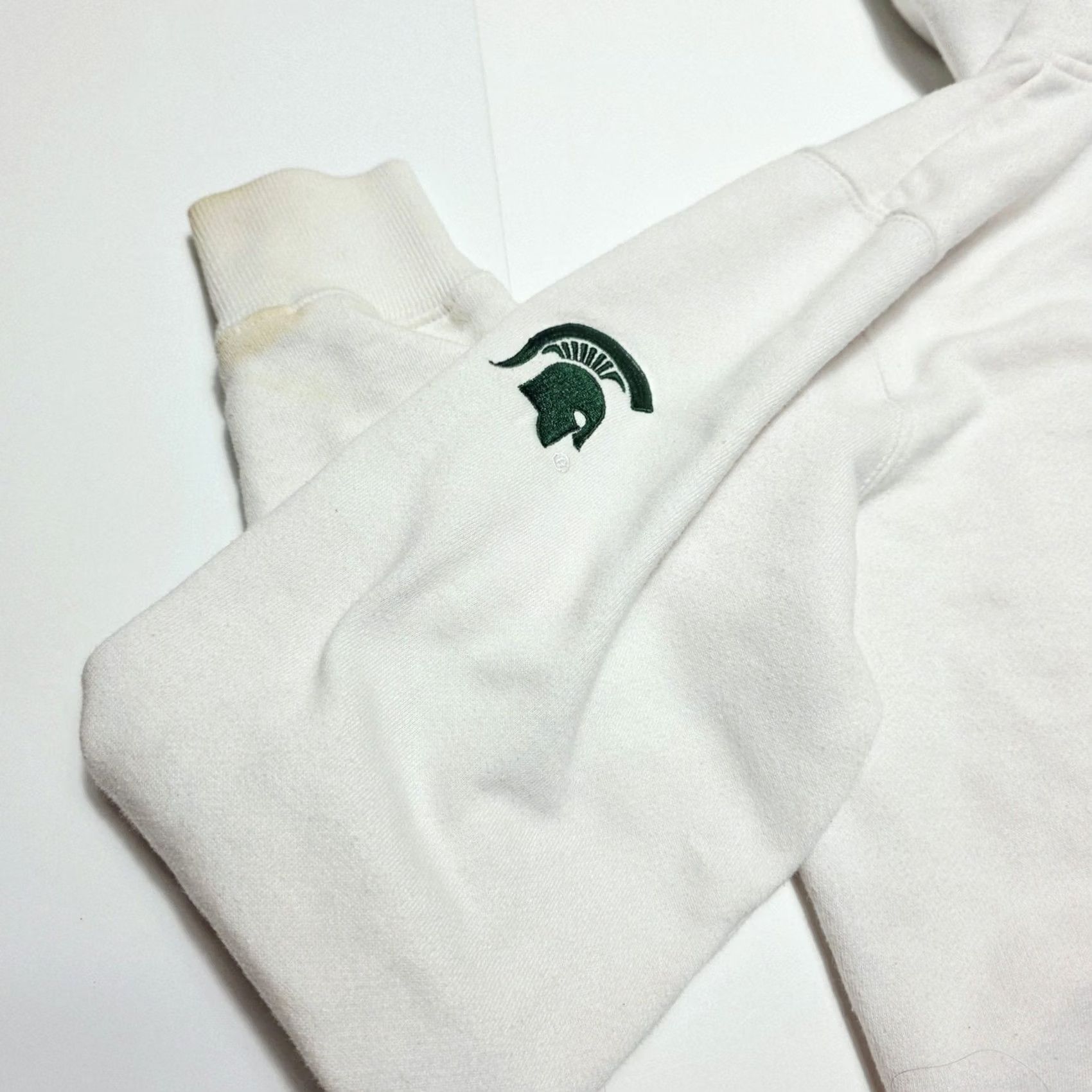 Vintage VINTAGE Michigan State Spartans Full Zip Hoodie Womens Medium Stadium Athletics Hoodie M White Size M / US 6-8 / IT 42-44 - 5 Thumbnail