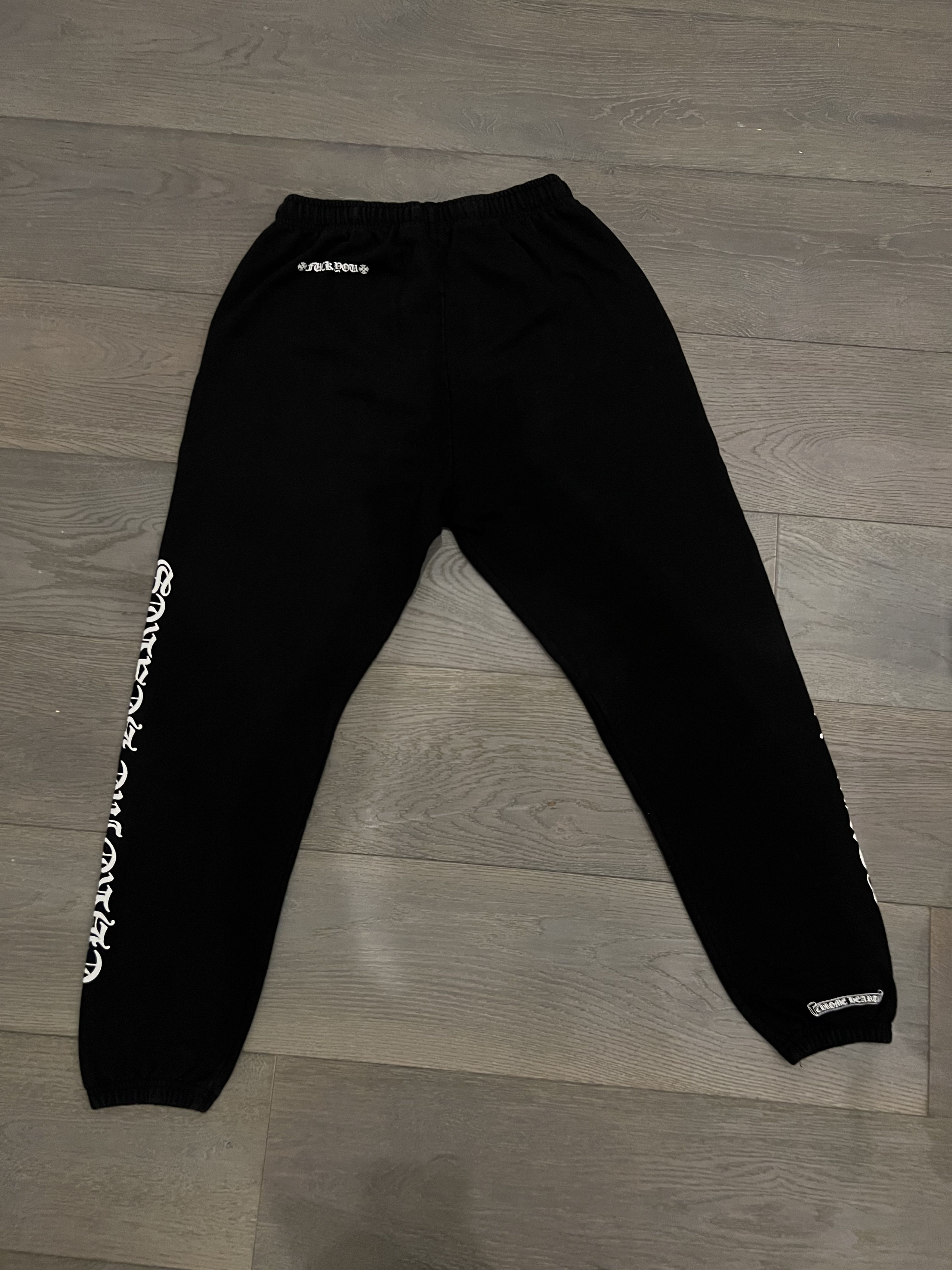 Chrome Hearts Chrome Hearts Logo Sweatpants “Fuck You” Size US 34 / EU 50 - 9 Thumbnail