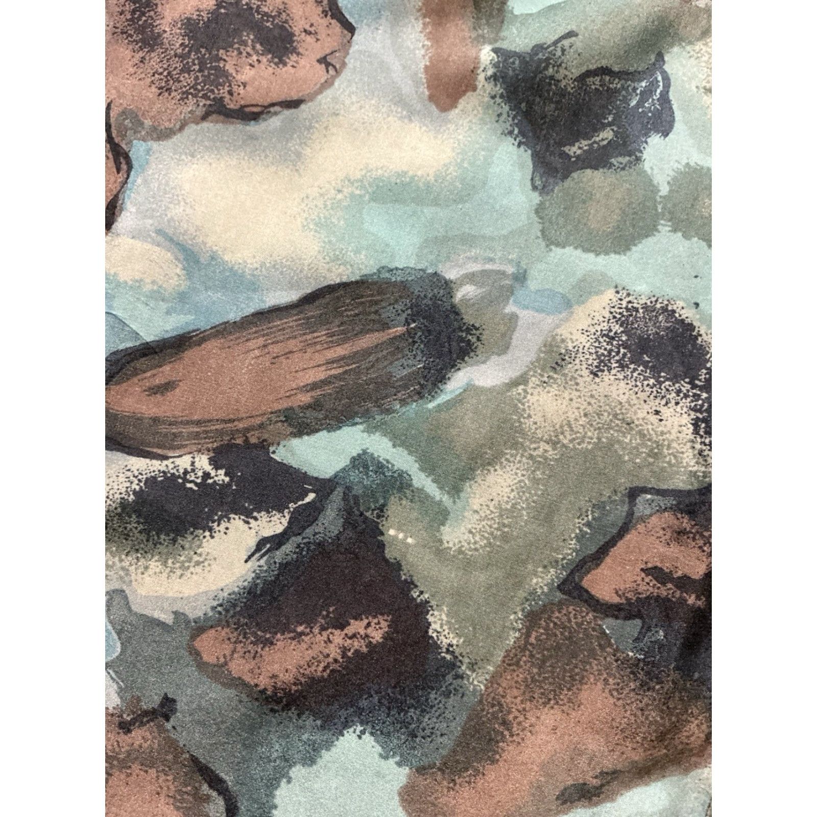Vintage VINTAGE Se Jolie 100% Silk Shirt LG Large 1990s Print Abstract Button Front S/S Shirt Womens Size US L / EU 52-54 / 3 - 5 Thumbnail