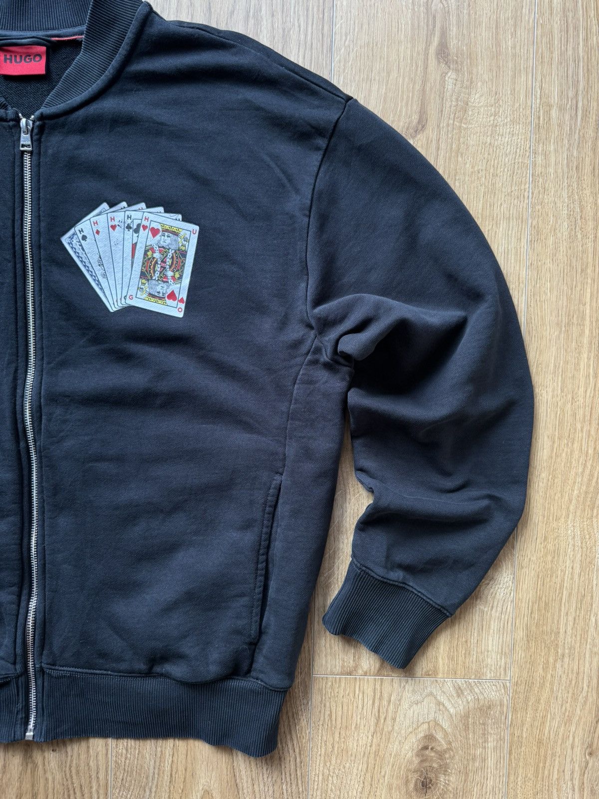 Hugo Boss Hugo Full House Bomber Sweatshirt Black | M-L | Zip Size US M / EU 48-50 / 2 - 8 Thumbnail