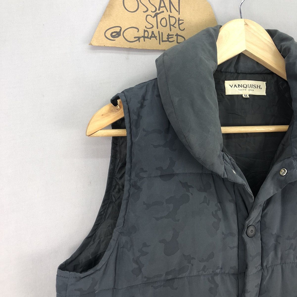 Vanquish Vintage 2000s Vanquish Tokyo Camo Puffer Vest Size US M / EU 48-50 / 2 - 2 Thumbnail