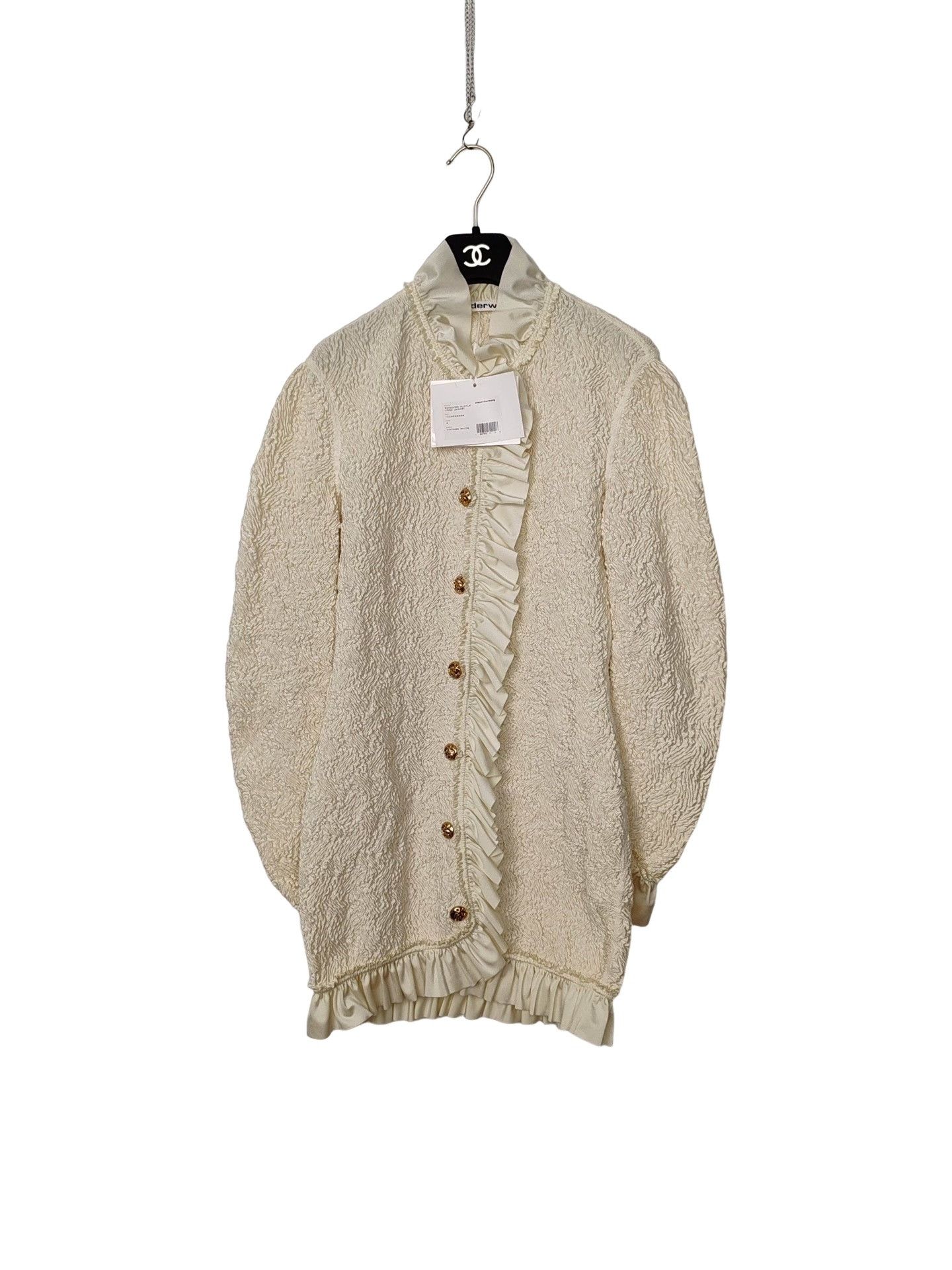 Alexander Wang Alexander Wang Smocked Ruffle Jacket Size S Size S / US 4 / IT 40 - 1 Thumbnail