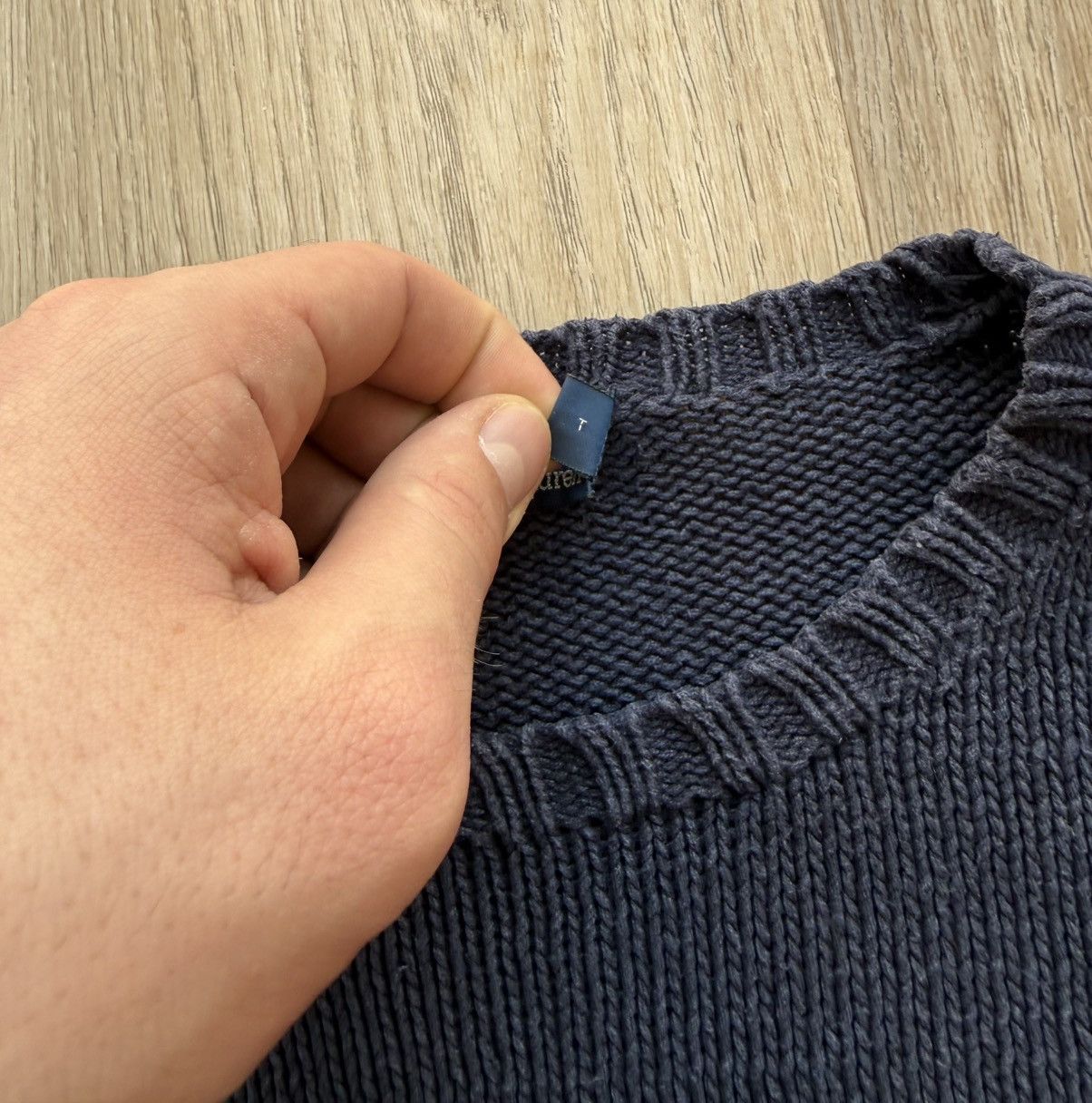 Polo Ralph Lauren Vintage Polo Ralph Lauren Navy Blue Knit Sweater Size US XL / EU 56 / 4 - 5 Thumbnail
