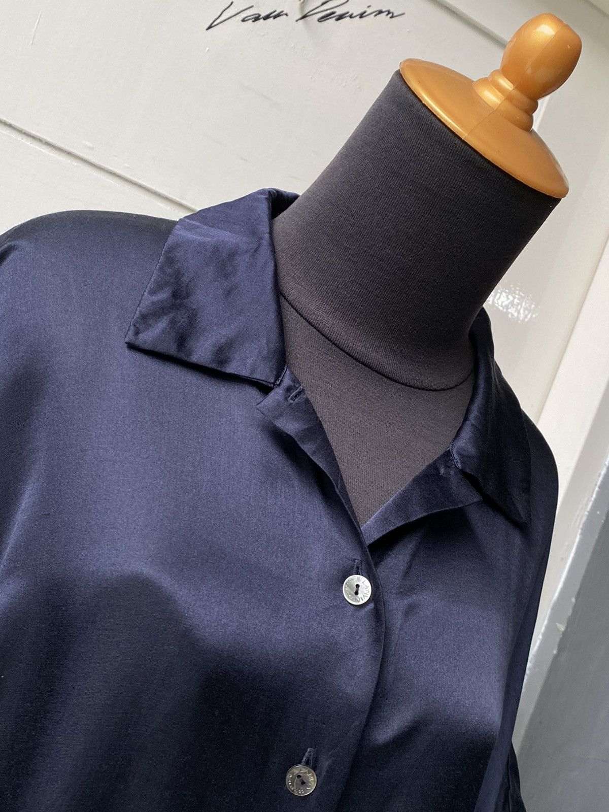 Lanvin LANVIN Collection Navy Dress Size XXL / US 16-18 / IT 52-54 - 19 Thumbnail