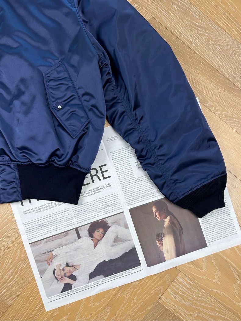 Balenciaga Balenciaga Balenciaga Zip Long Sleeve Jacket in Blue -2507 Size US L / EU 52-54 / 3 - 3 Thumbnail