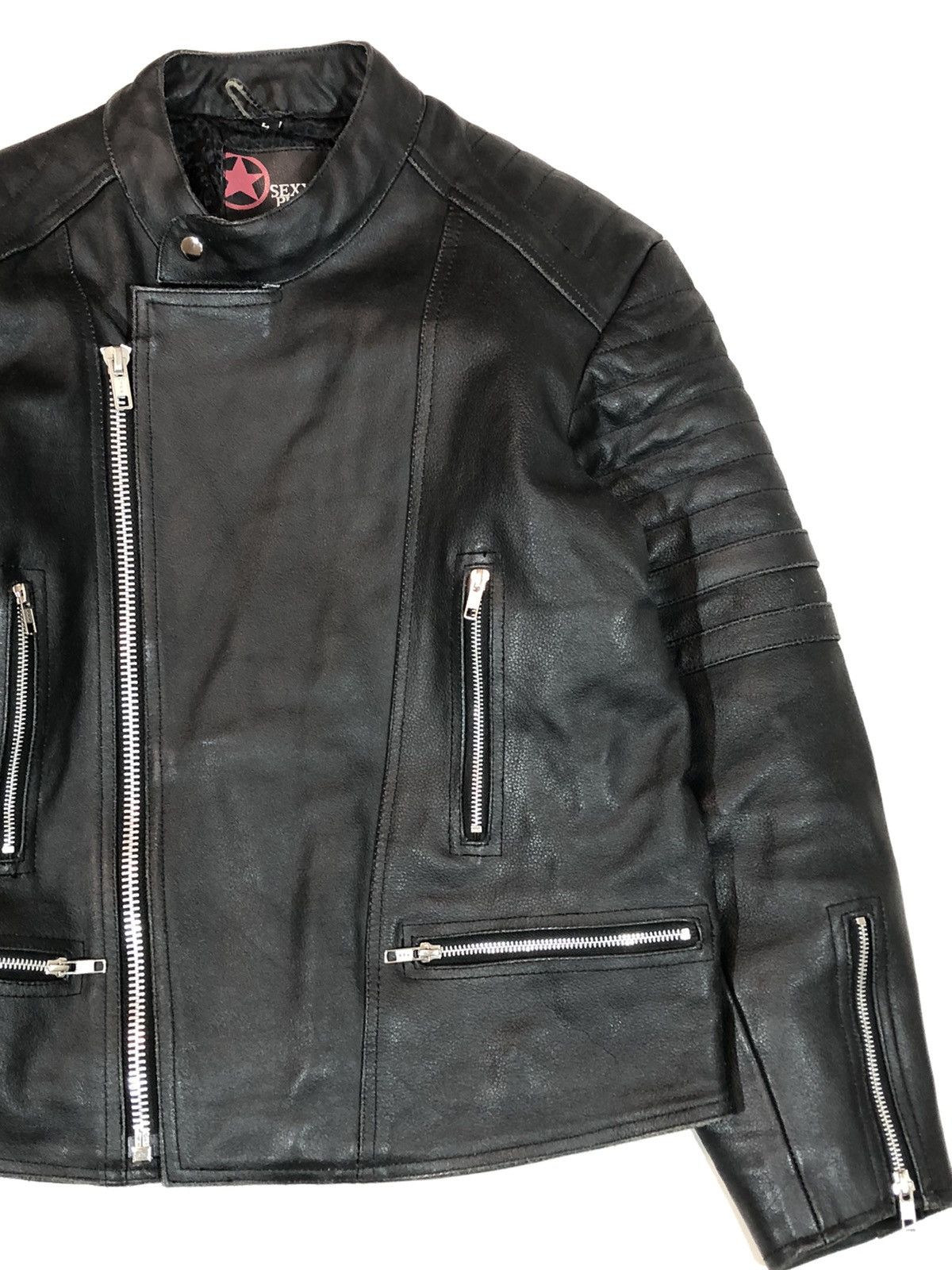 Harley Davidson × Honda × Vintage Sexy Punk Leather Jacket biker Motorcycle Racing Size US L / EU 52-54 / 3 - 7 Thumbnail