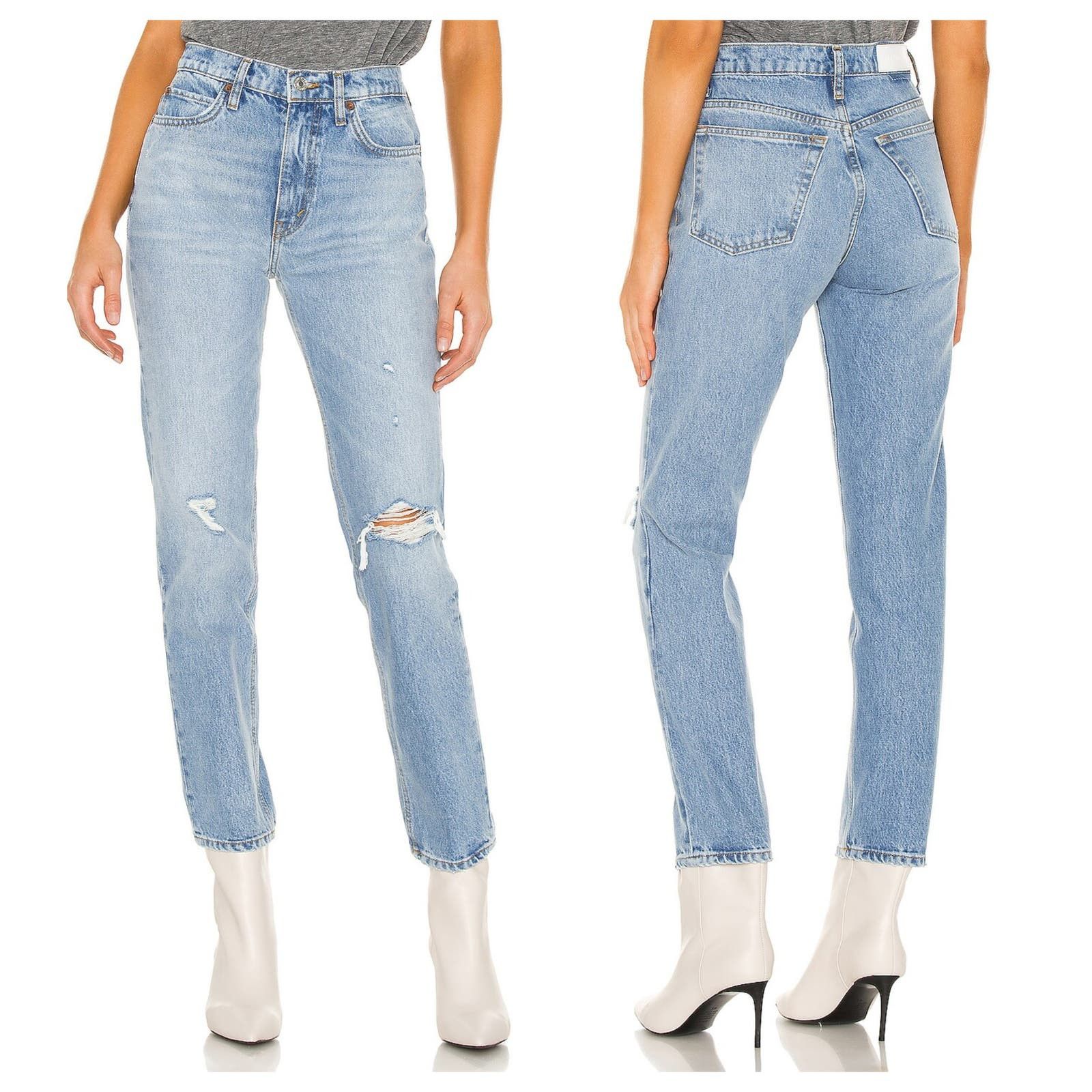 image of Redone NWT Re/done 70's Straight Jeans Size 24 in Blue, Women's