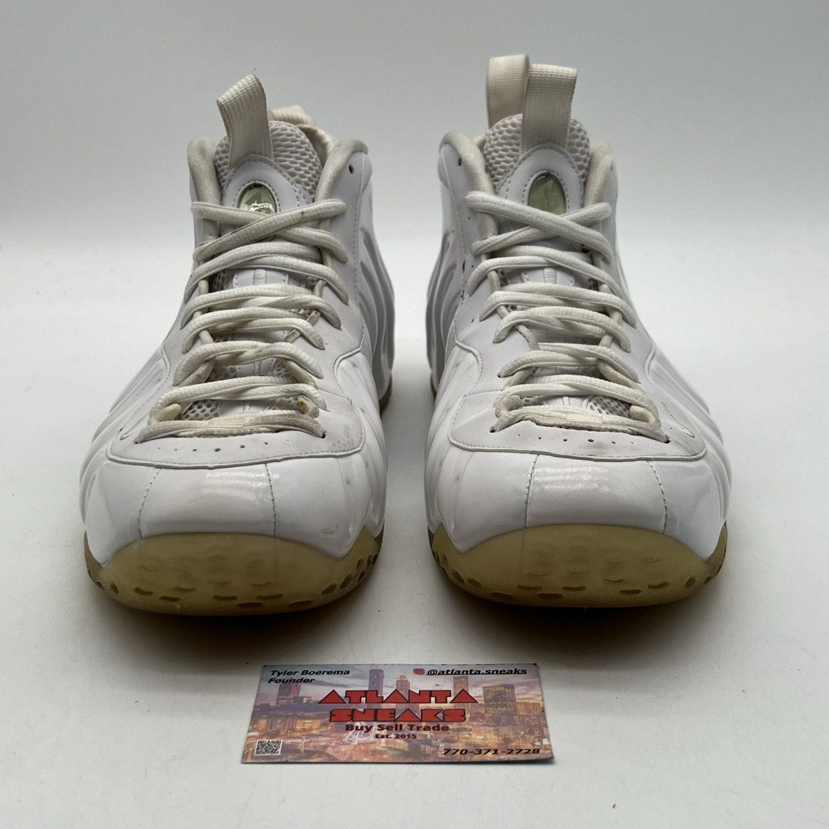 Nike Air Foamposite one white out Size US 13 / EU 46 - 2 Thumbnail