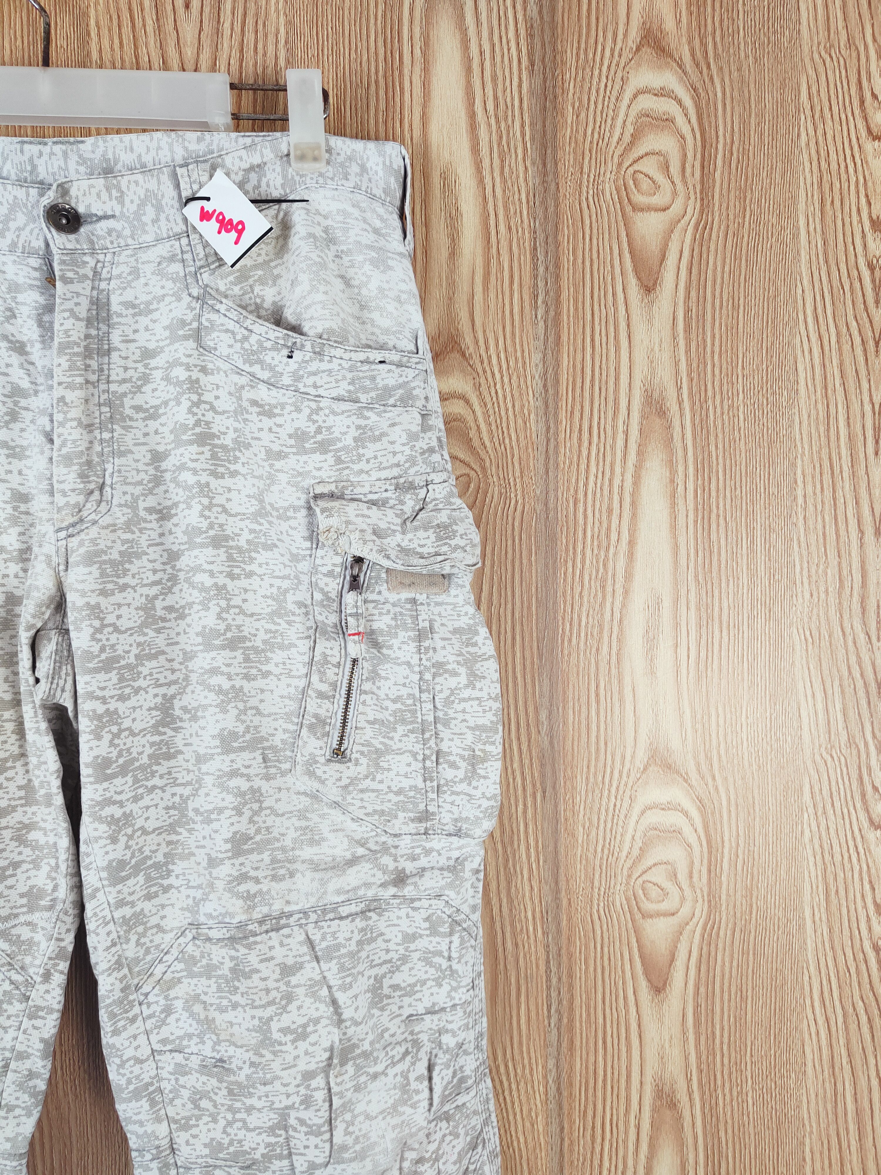 Japanese Brand D.Grow Gray Multipocket Tactical Cargo Pants #W909 Size US 32 / EU 48 - 7 Thumbnail