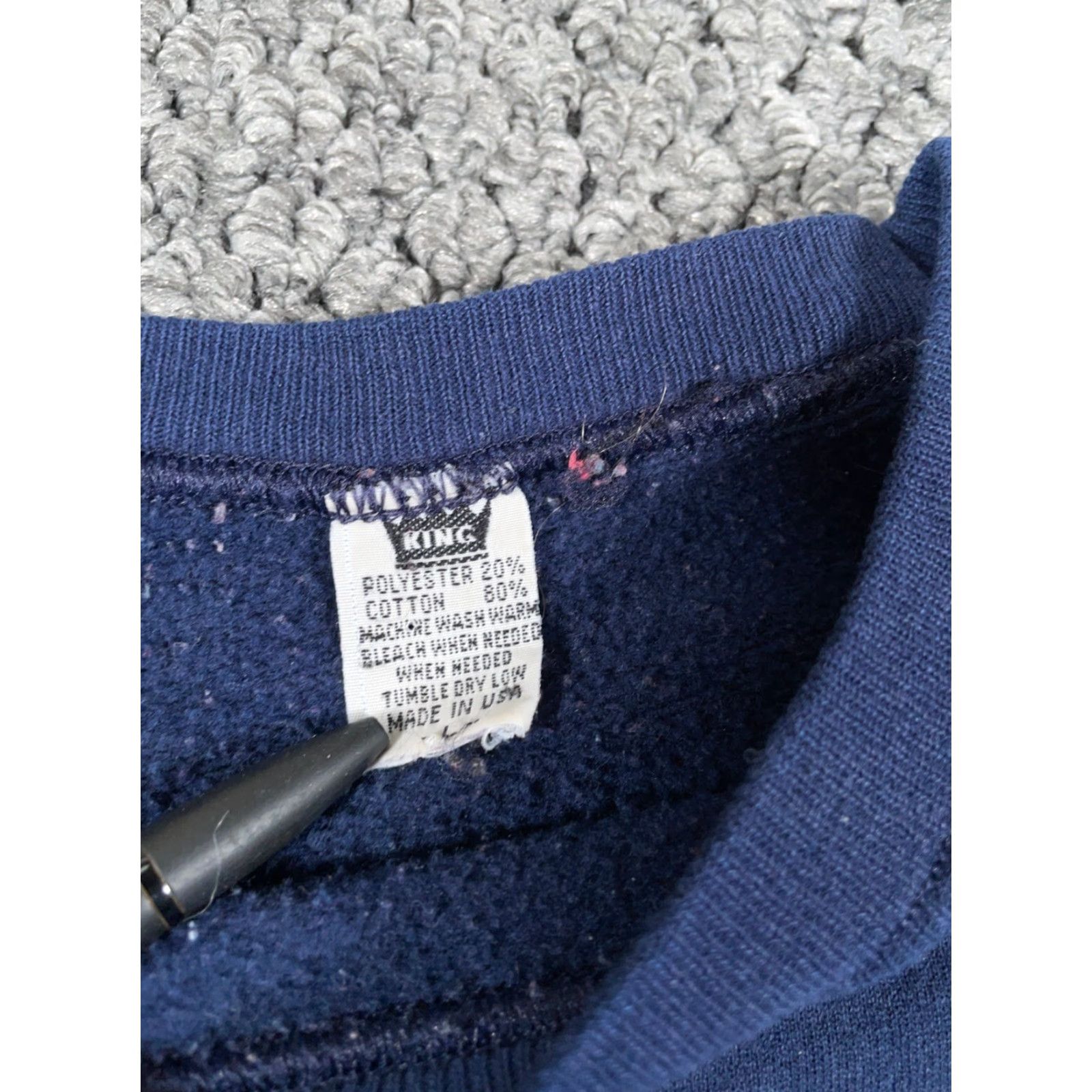 Vintage VINTAGE King Sweatshirt Adult Large Washington DC Capitol Embroidered USA Made Capita Size US L / EU 52-54 / 3 - 3 Thumbnail