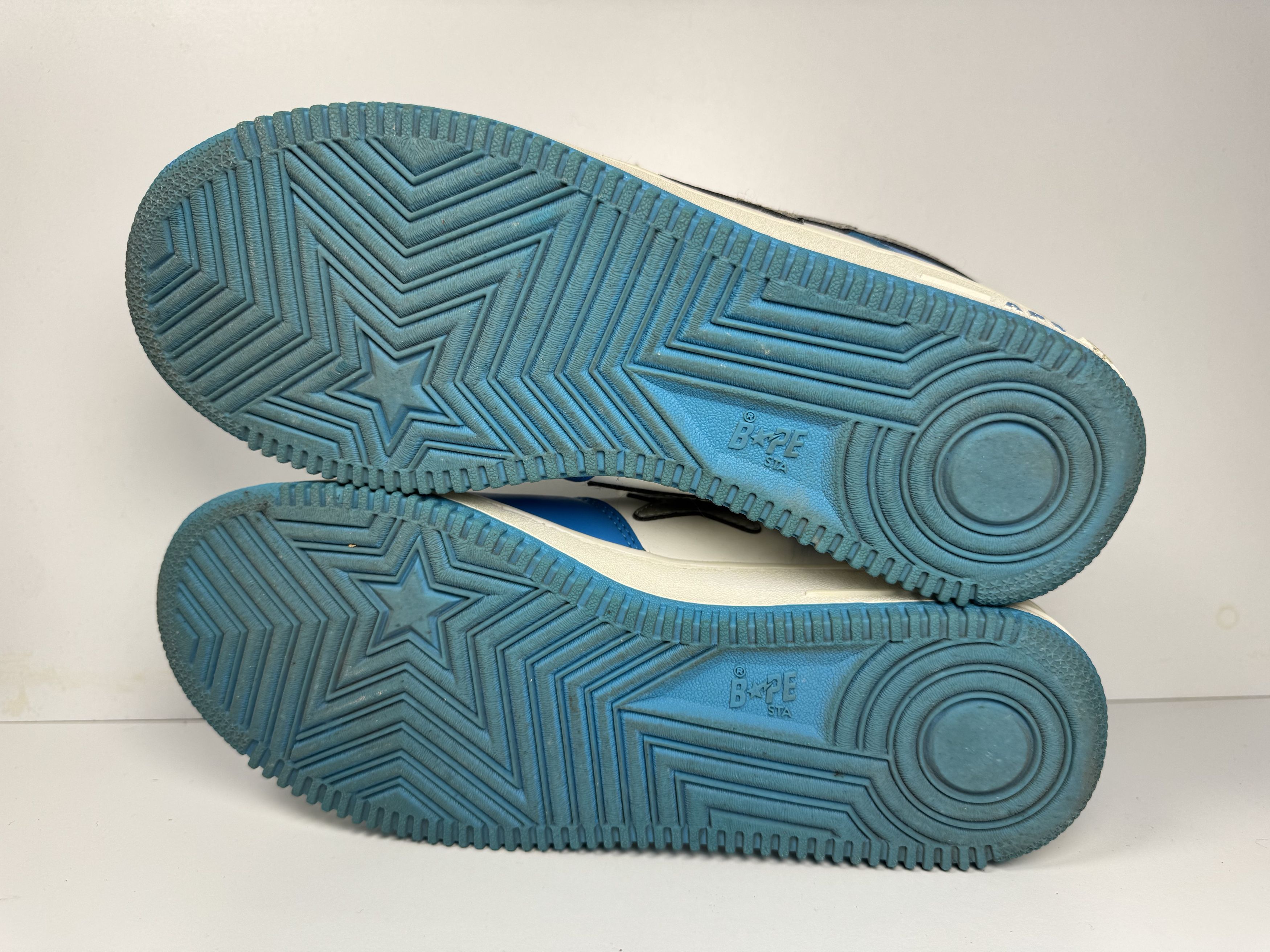 Bape FS-001 Bapesta Baby Blue/Silver 9.5 Size US 9.5 / EU 42-43 - 11 Thumbnail
