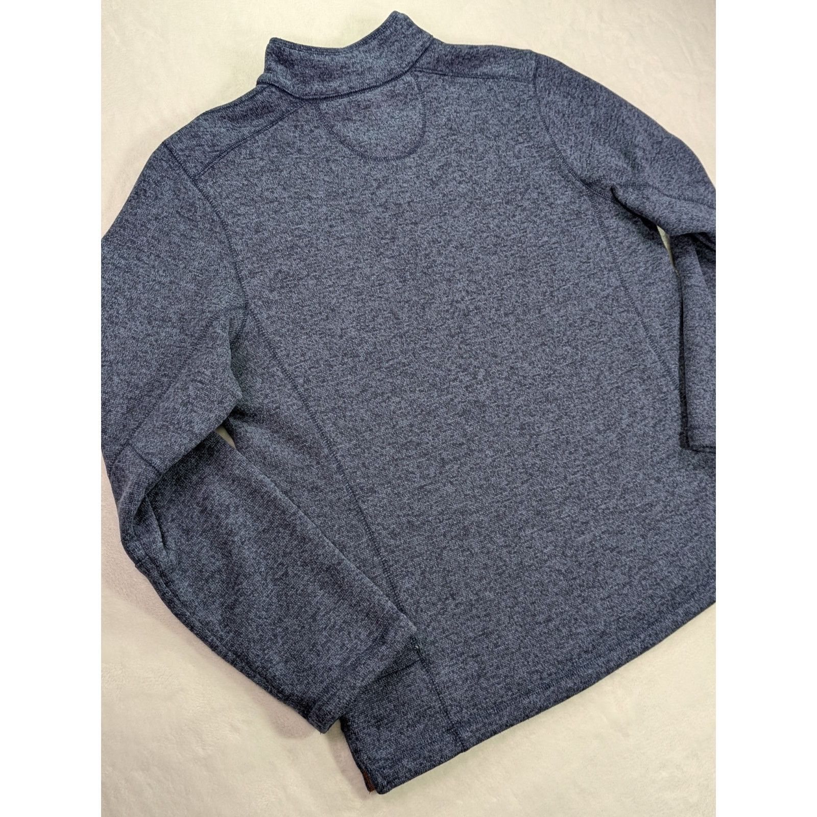 Woolrich Woolen Mills Woolrich Mens XL Blue Fleece 1/4 Snap Knit Pullover Size US XL / EU 56 / 4 - 9 Thumbnail