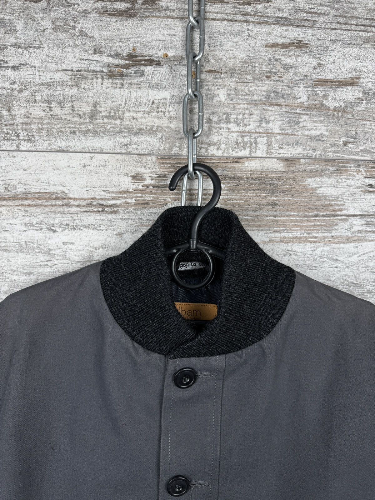 Albam Mens Vintage Albam bombers made in England jacket grey Size US S / EU 44-46 / 1 - 2 Thumbnail